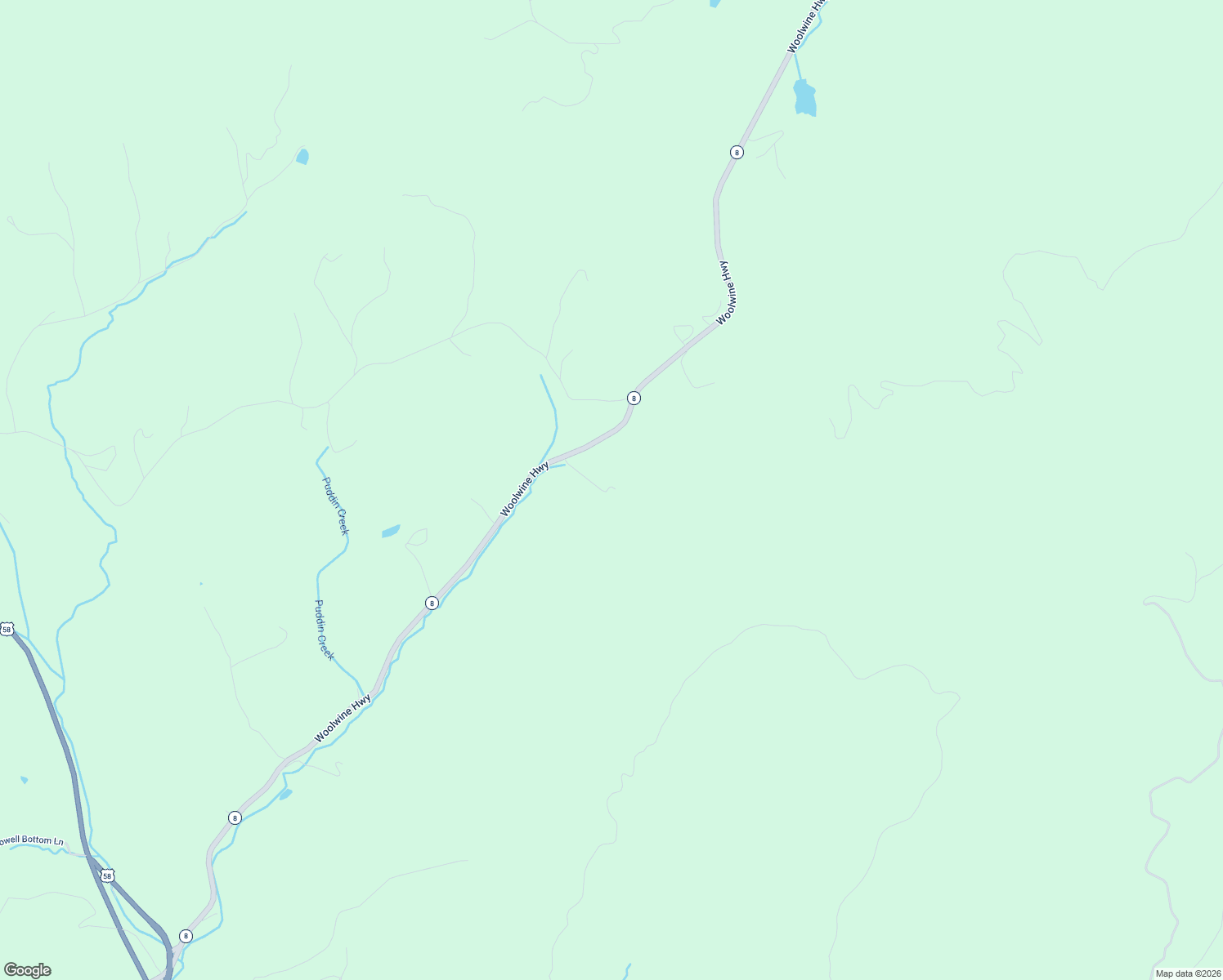 map of restaurants, bars, coffee shops, grocery stores, and more near 2004 Woolwine Highway in Stuart