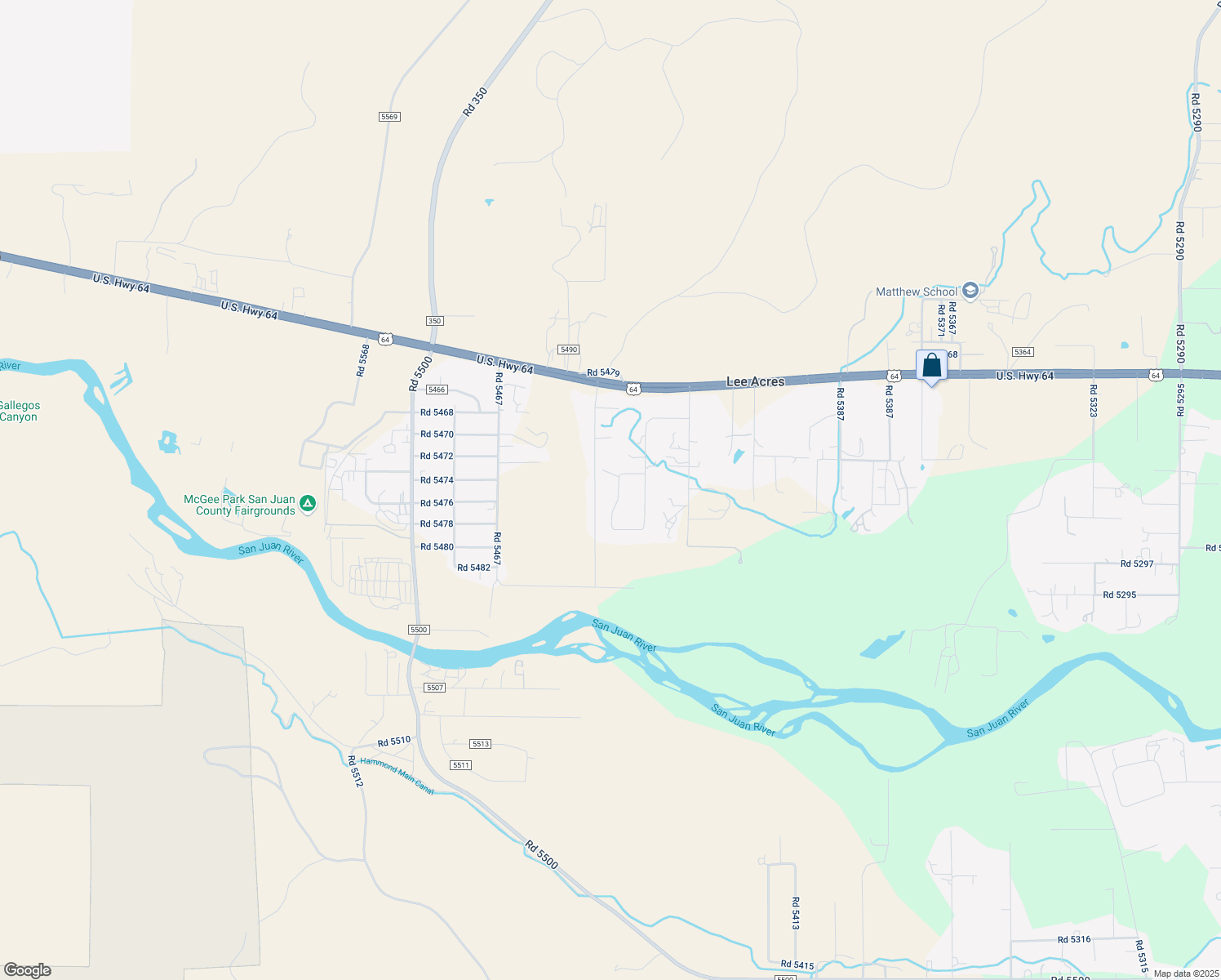 map of restaurants, bars, coffee shops, grocery stores, and more near 75 Road 5457 in Farmington