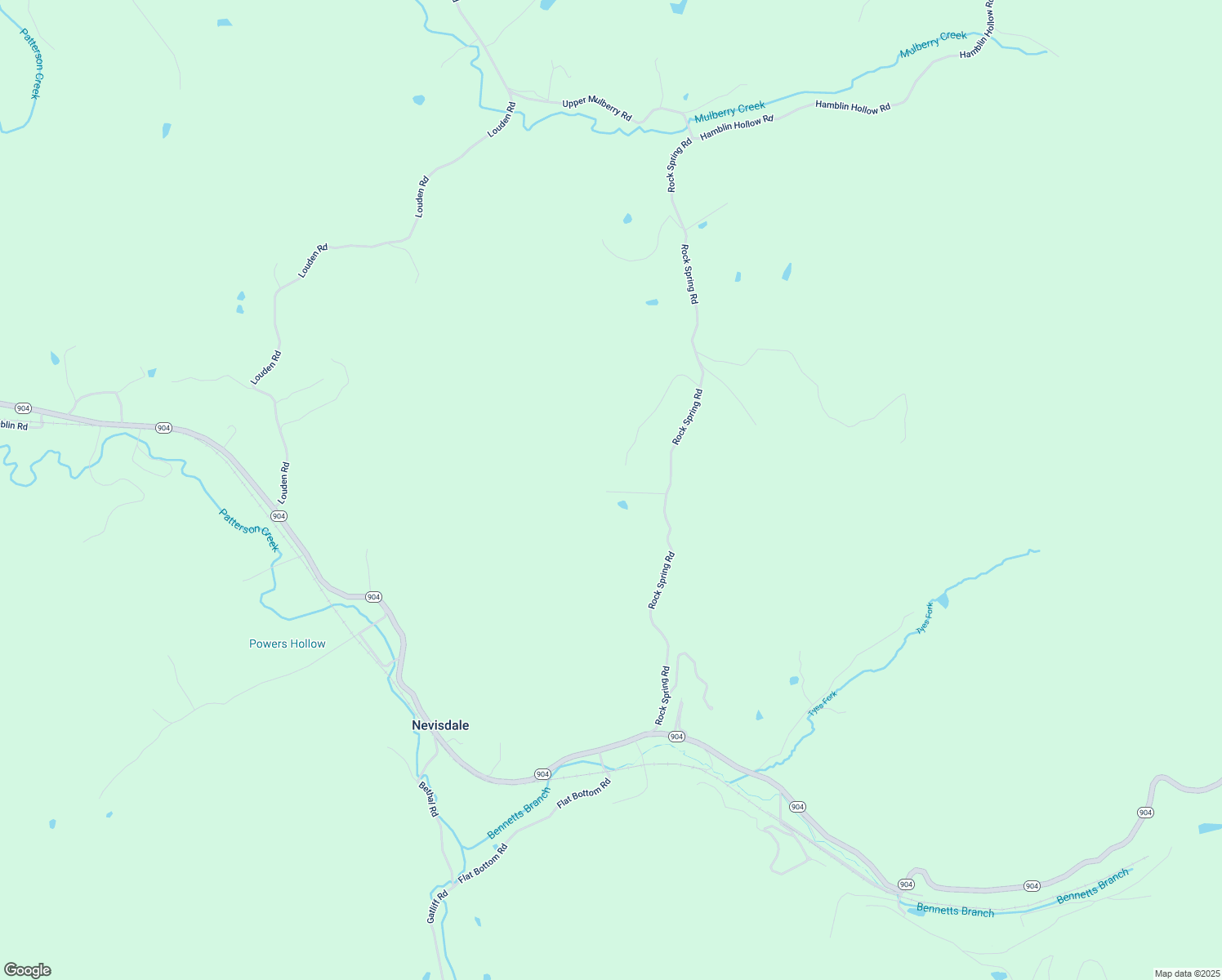 map of restaurants, bars, coffee shops, grocery stores, and more near 124 Rickets Road in Williamsburg