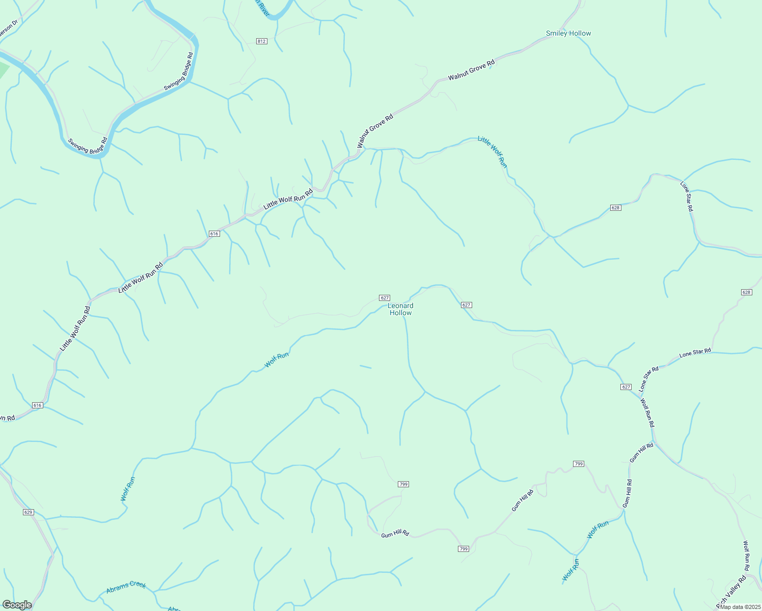 map of restaurants, bars, coffee shops, grocery stores, and more near 5701-6143 Wolf Run Road in Bristol