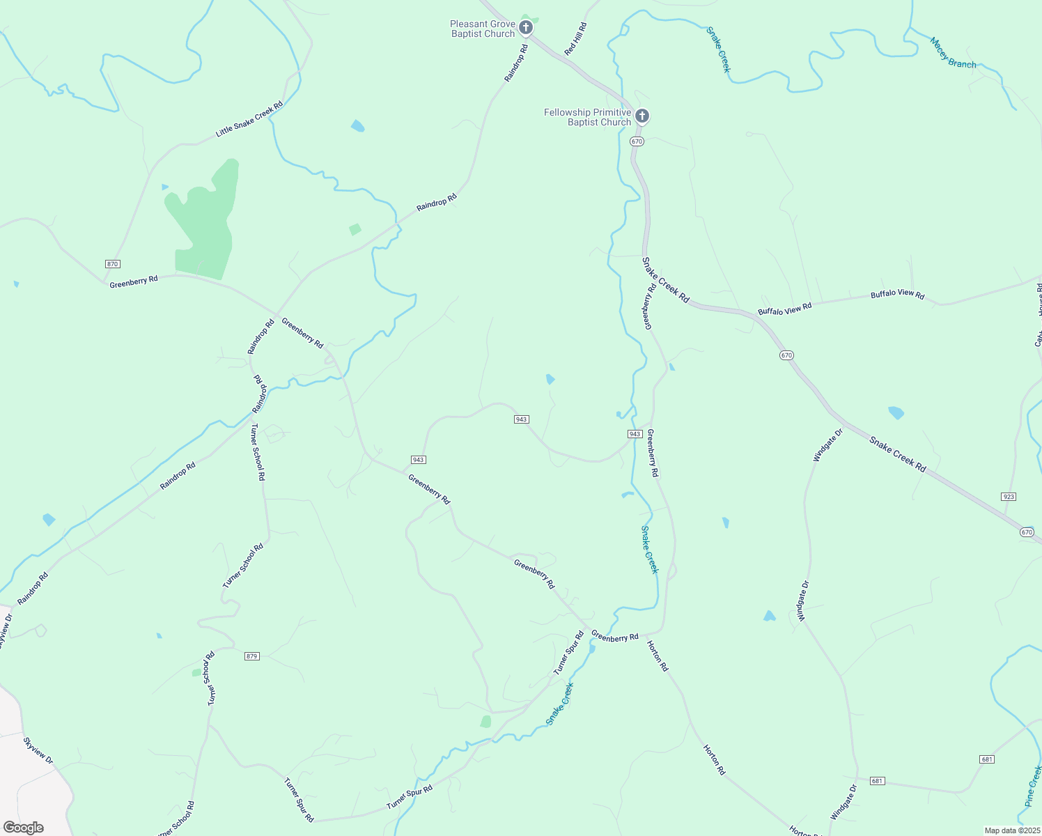map of restaurants, bars, coffee shops, grocery stores, and more near Windy Ridge Road in Fancy Gap