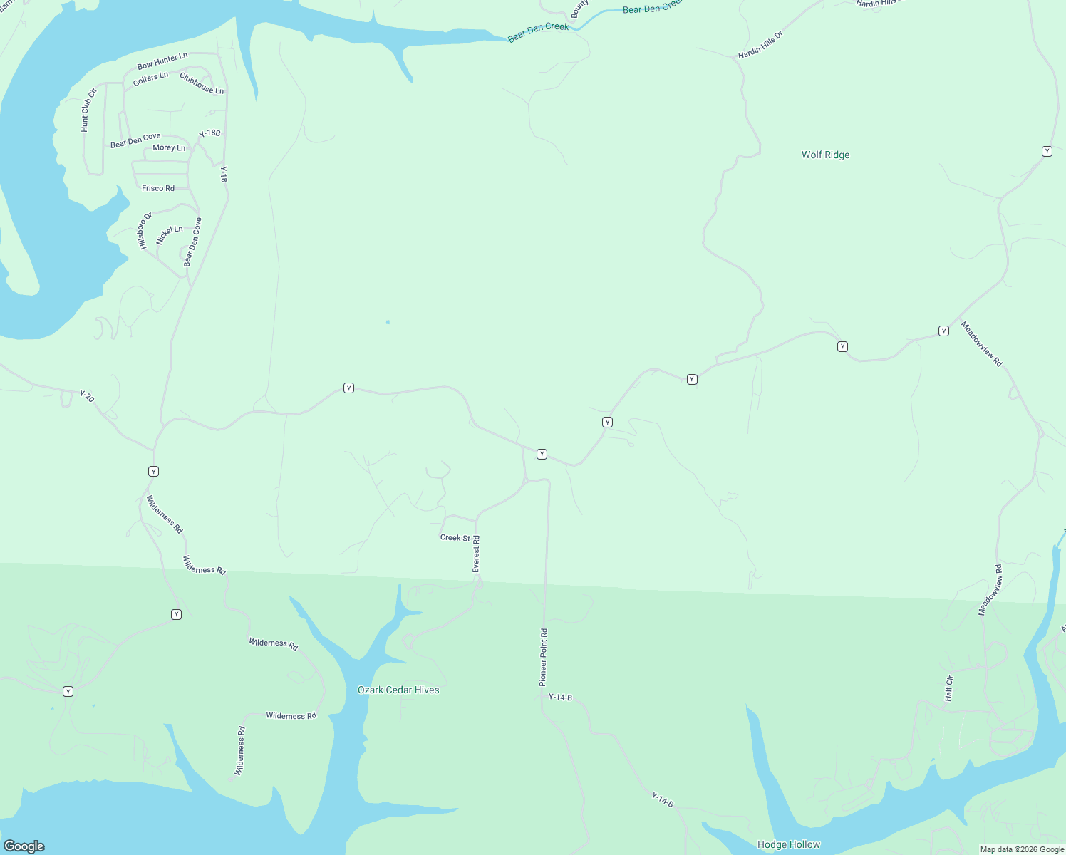 map of restaurants, bars, coffee shops, grocery stores, and more near 4925-4999 State Highway Y in Galena