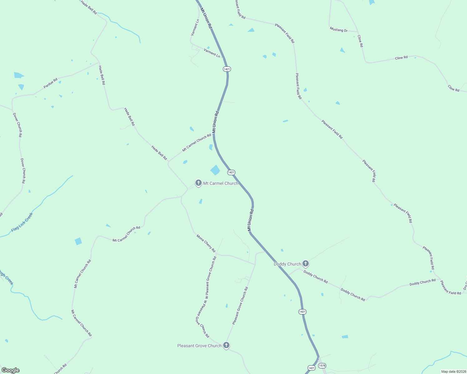 map of restaurants, bars, coffee shops, grocery stores, and more near Mount Union Road in Scottsville