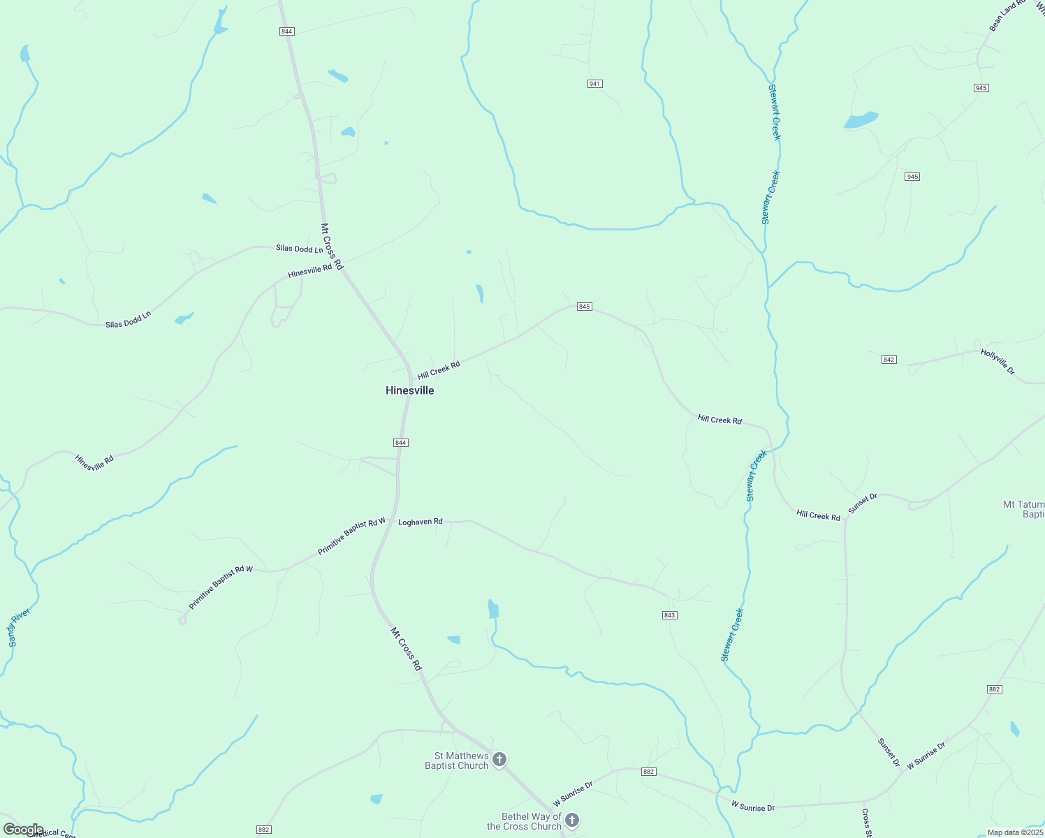 map of restaurants, bars, coffee shops, grocery stores, and more near in Hinesville