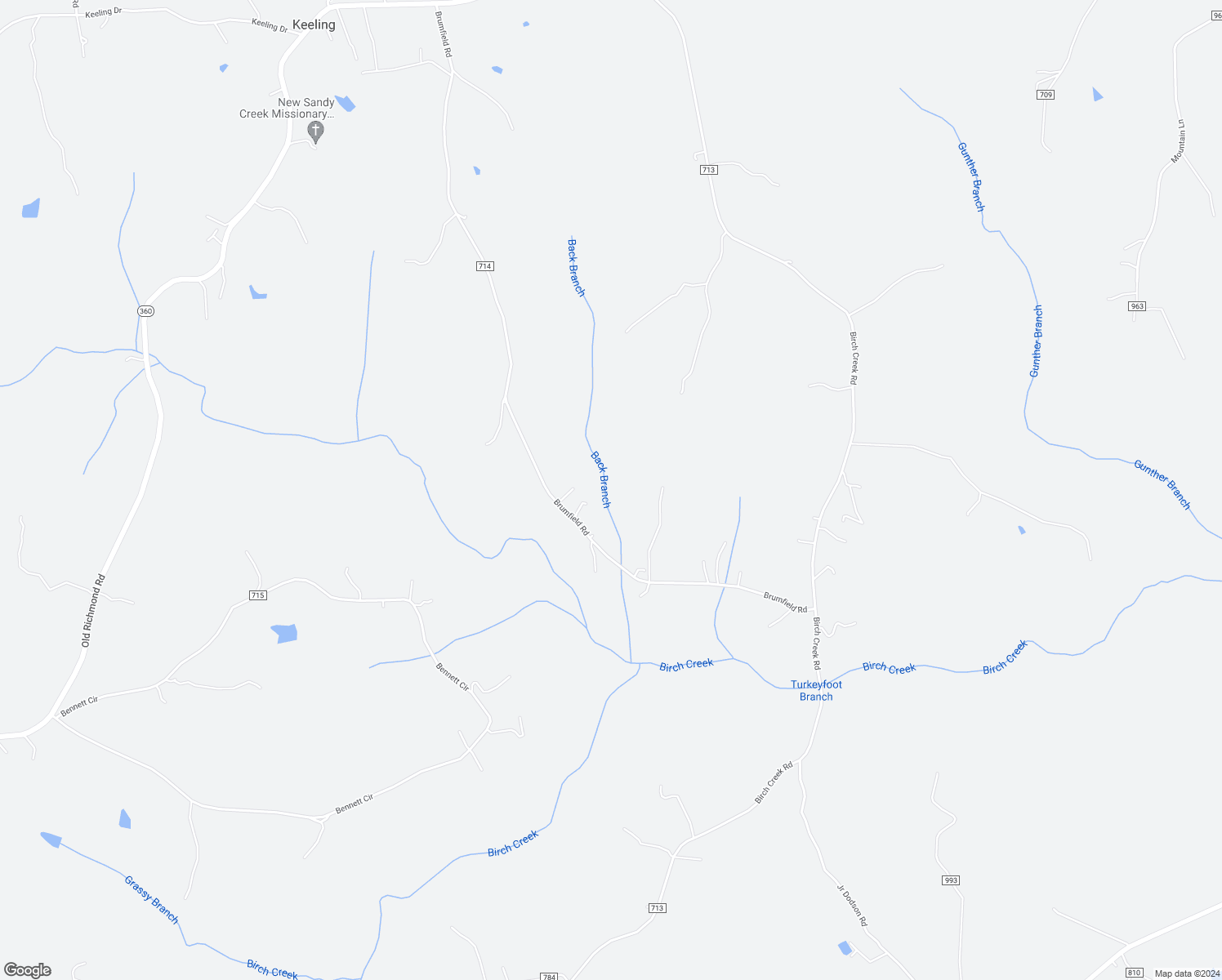 map of restaurants, bars, coffee shops, grocery stores, and more near 1877 Brumfield Road in Keeling