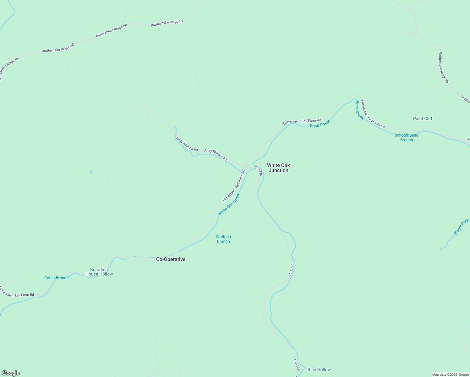 map of restaurants, bars, coffee shops, grocery stores, and more near in White Oak Junction