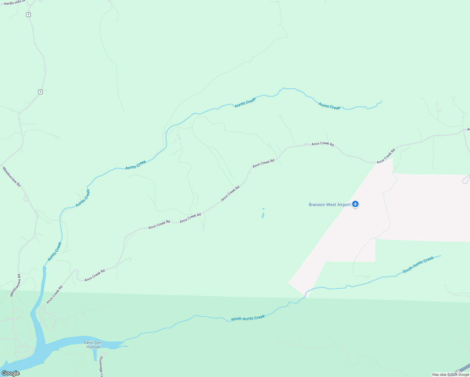 map of restaurants, bars, coffee shops, grocery stores, and more near 1 Middlegate Place in Reeds Spring
