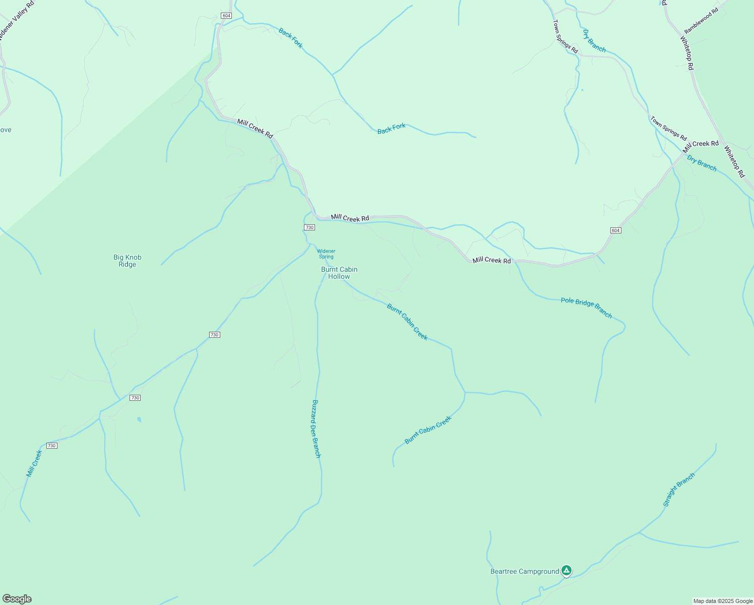 map of restaurants, bars, coffee shops, grocery stores, and more near 17514 Burnt Cabin Trail in Chilhowie
