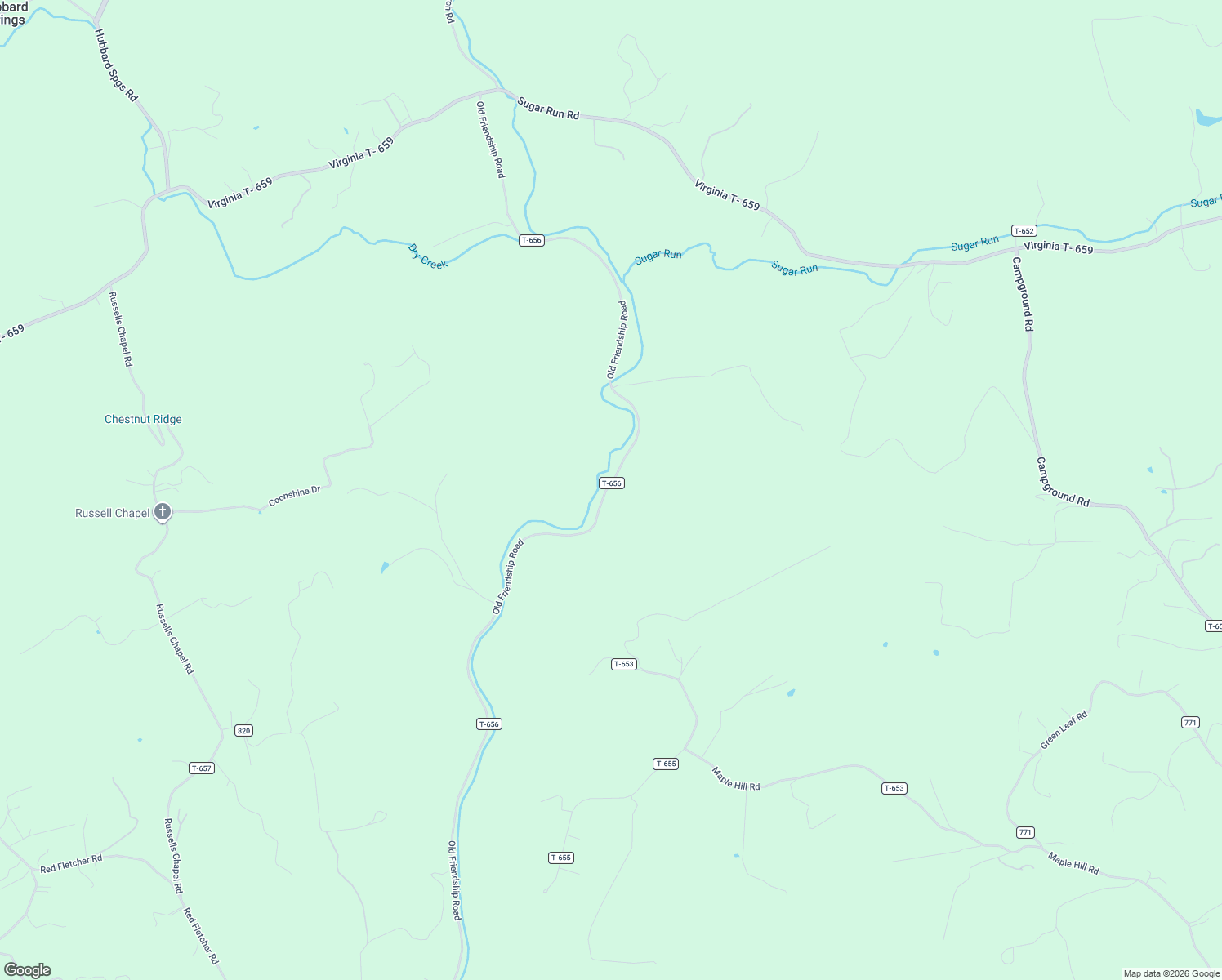 map of restaurants, bars, coffee shops, grocery stores, and more near 2930 Old Friendship Road in Jonesville