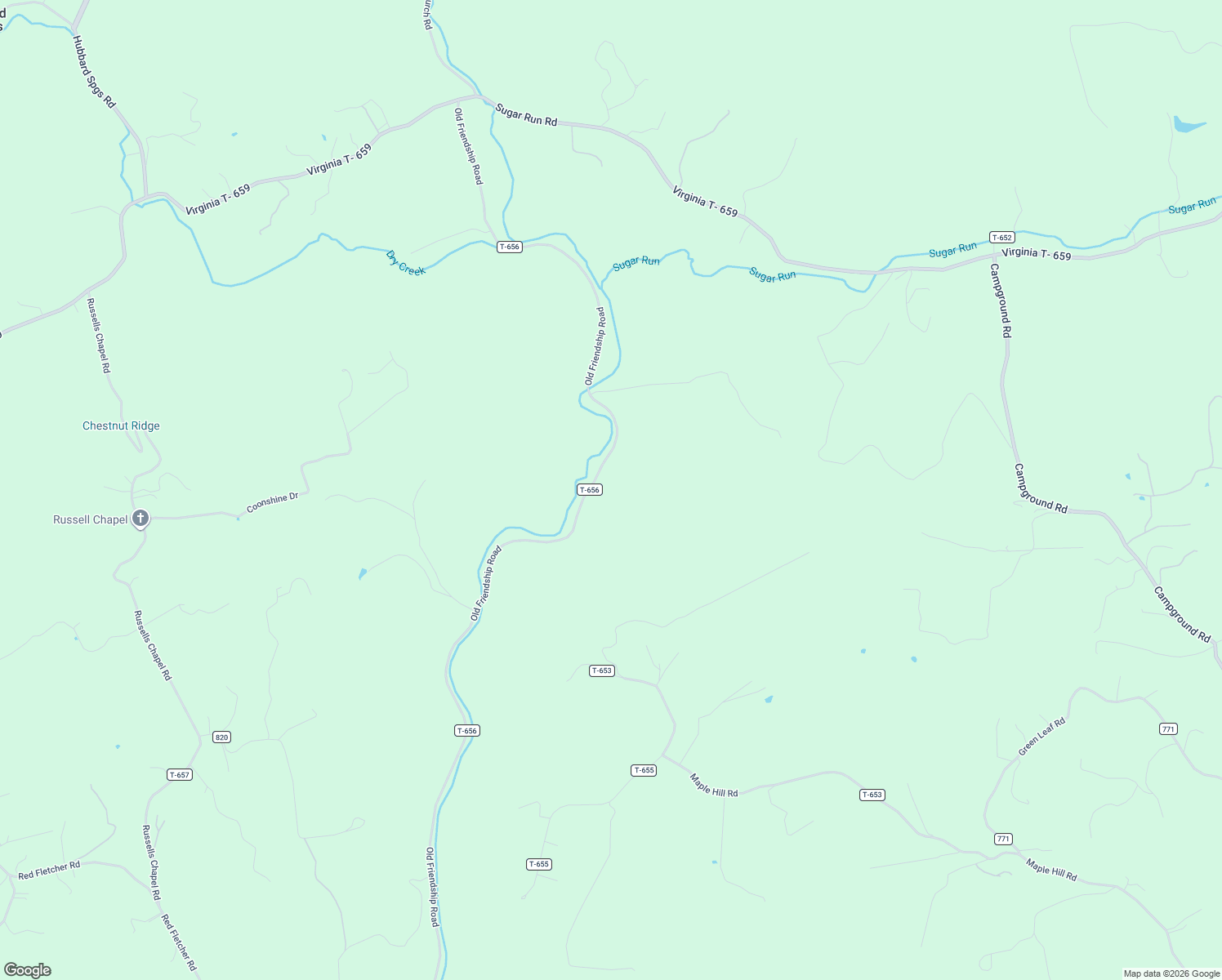 map of restaurants, bars, coffee shops, grocery stores, and more near 2930 Old Friendship Road in Jonesville