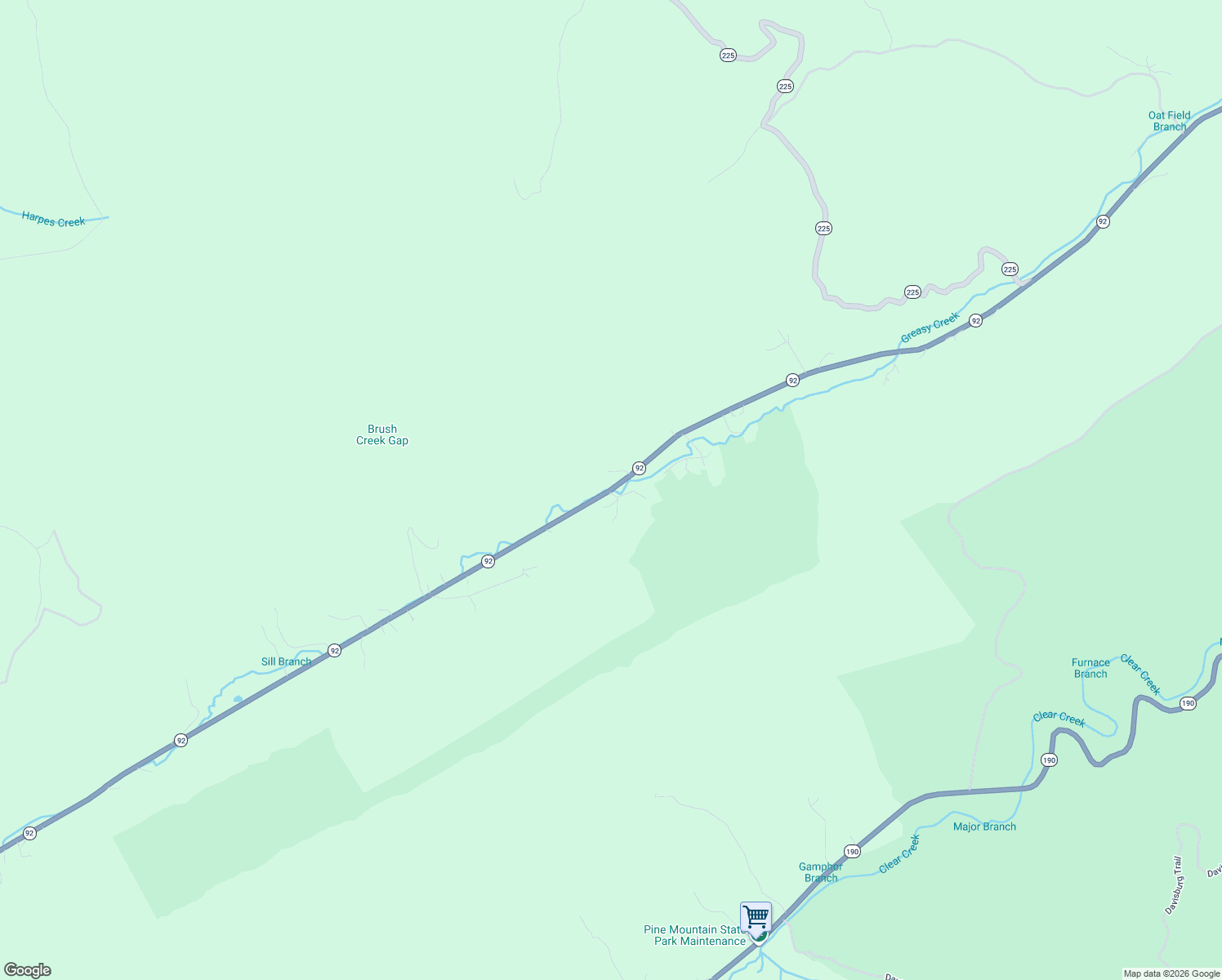 map of restaurants, bars, coffee shops, grocery stores, and more near 8890 East Highway 92 in Pineville