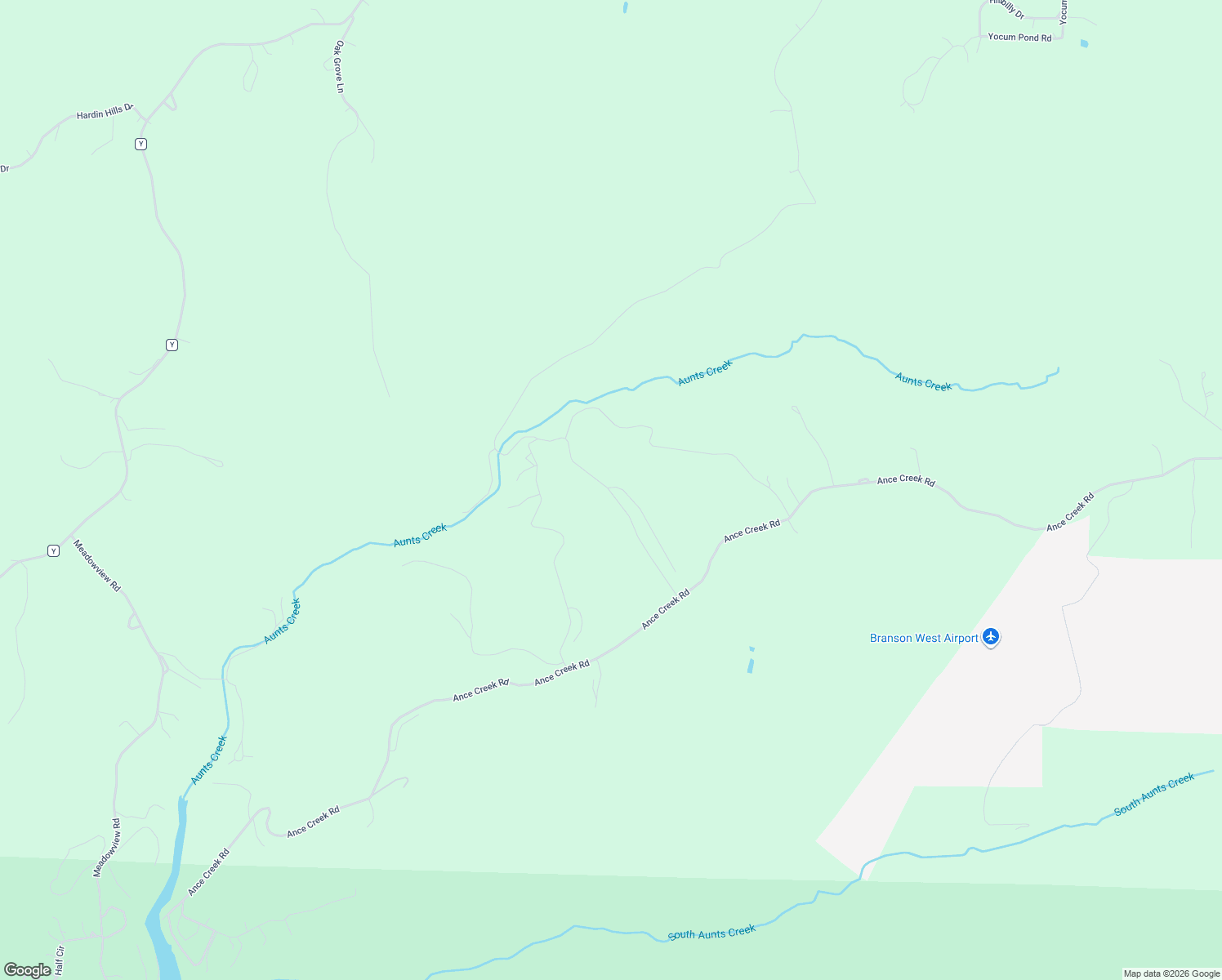 map of restaurants, bars, coffee shops, grocery stores, and more near 1-521 Middlegate in Reeds Spring