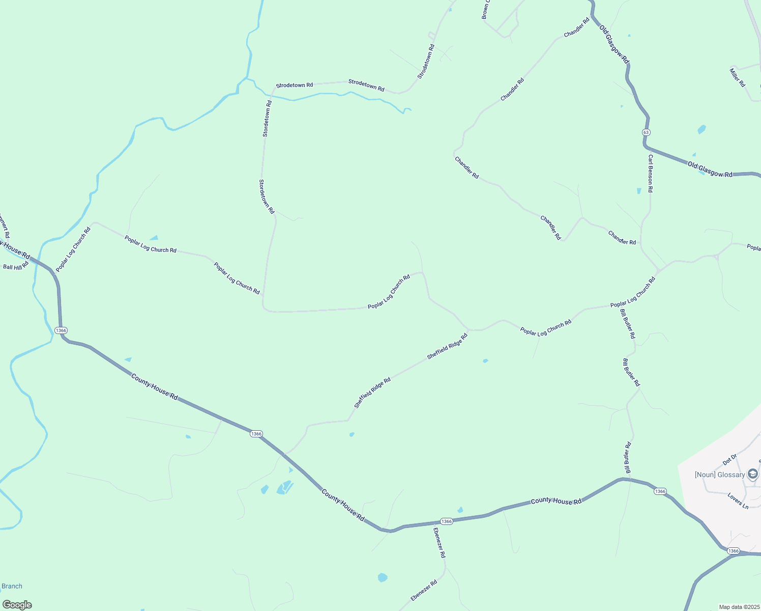 map of restaurants, bars, coffee shops, grocery stores, and more near 1800 Poplar Log Church Road in Tompkinsville