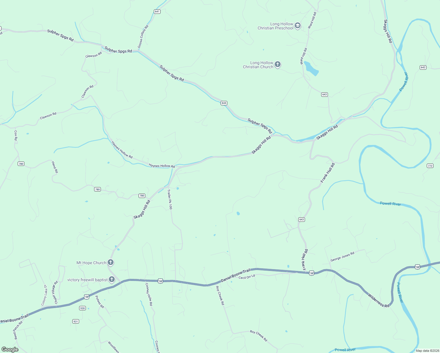 map of restaurants, bars, coffee shops, grocery stores, and more near in Pennington Gap