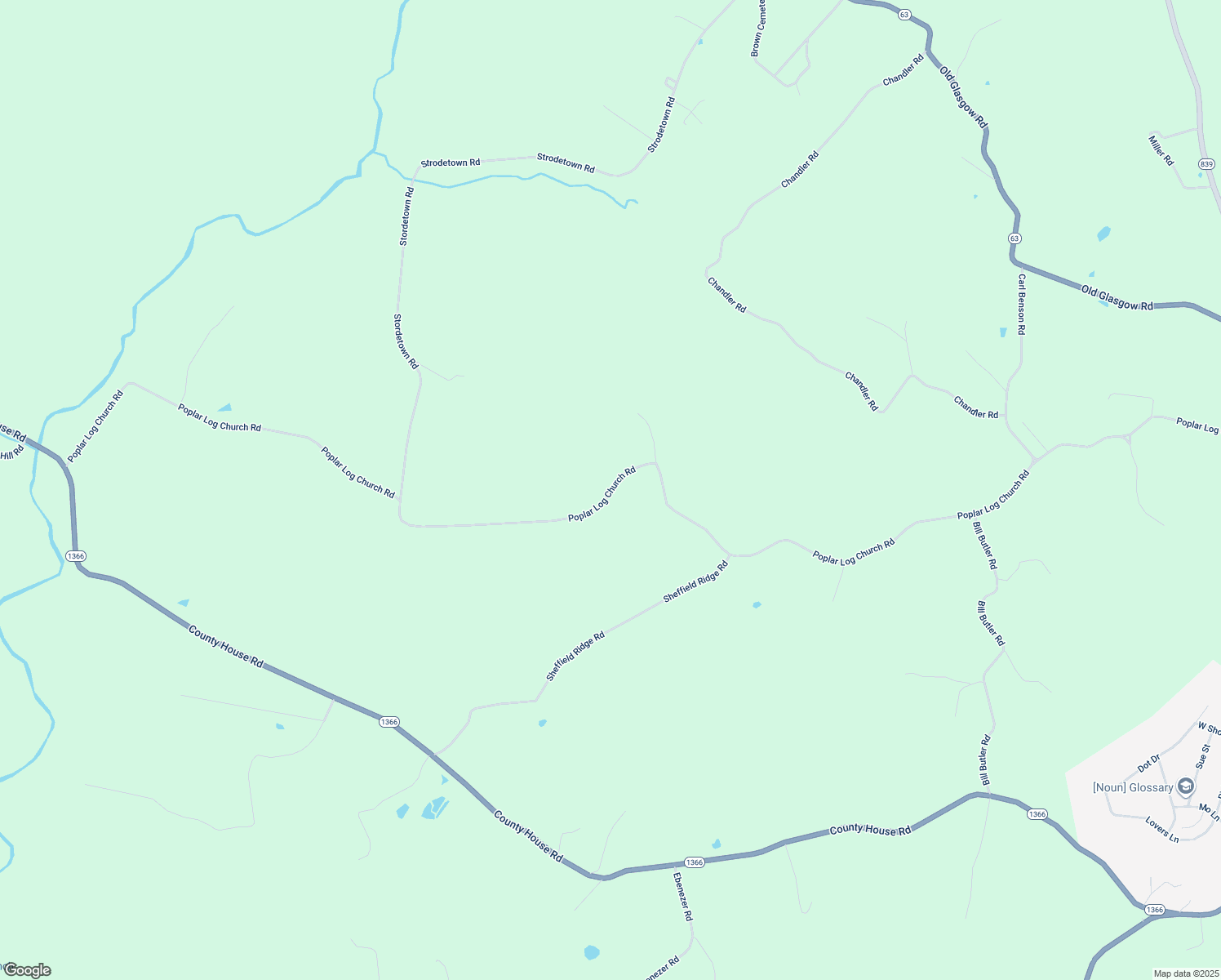 map of restaurants, bars, coffee shops, grocery stores, and more near 1800 Poplar Log Church Road in Tompkinsville