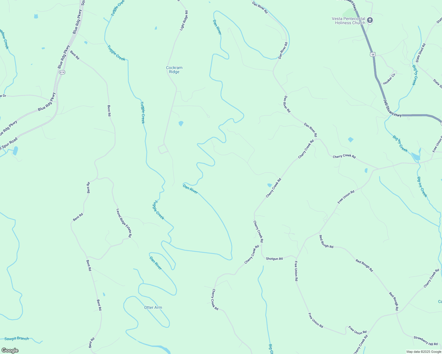 map of restaurants, bars, coffee shops, grocery stores, and more near in Meadows of Dan