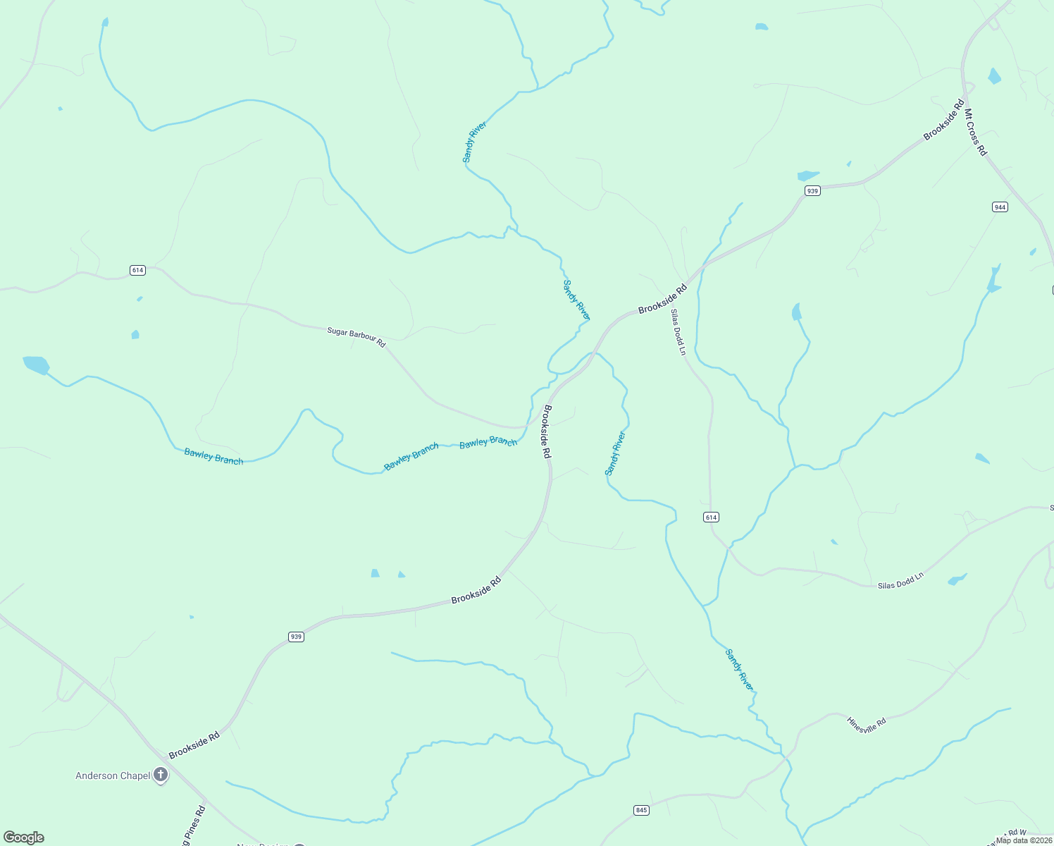 map of restaurants, bars, coffee shops, grocery stores, and more near 140 Sugar Barbour Road in Axton