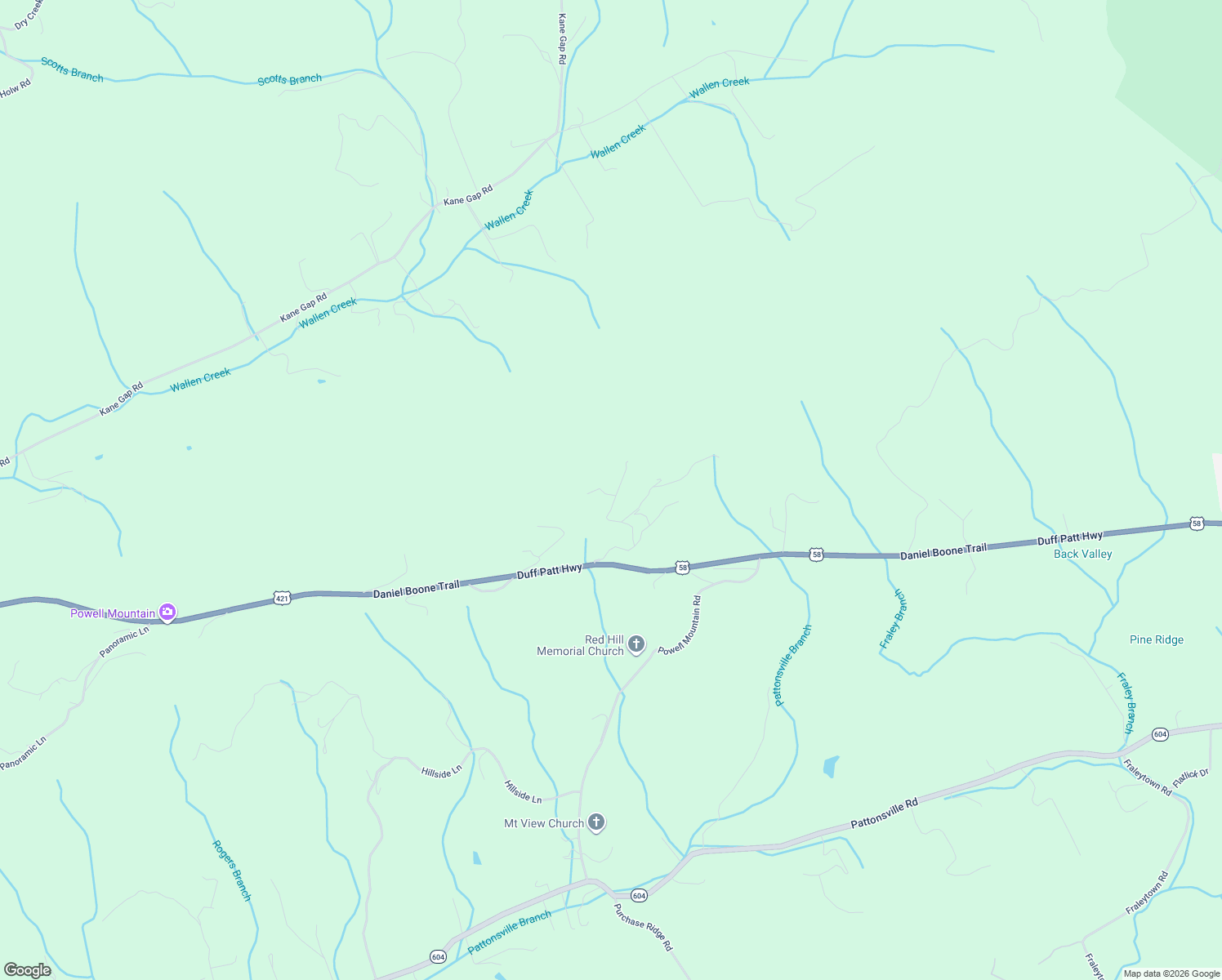 map of restaurants, bars, coffee shops, grocery stores, and more near 245 Purple Glory Drive in Duffield