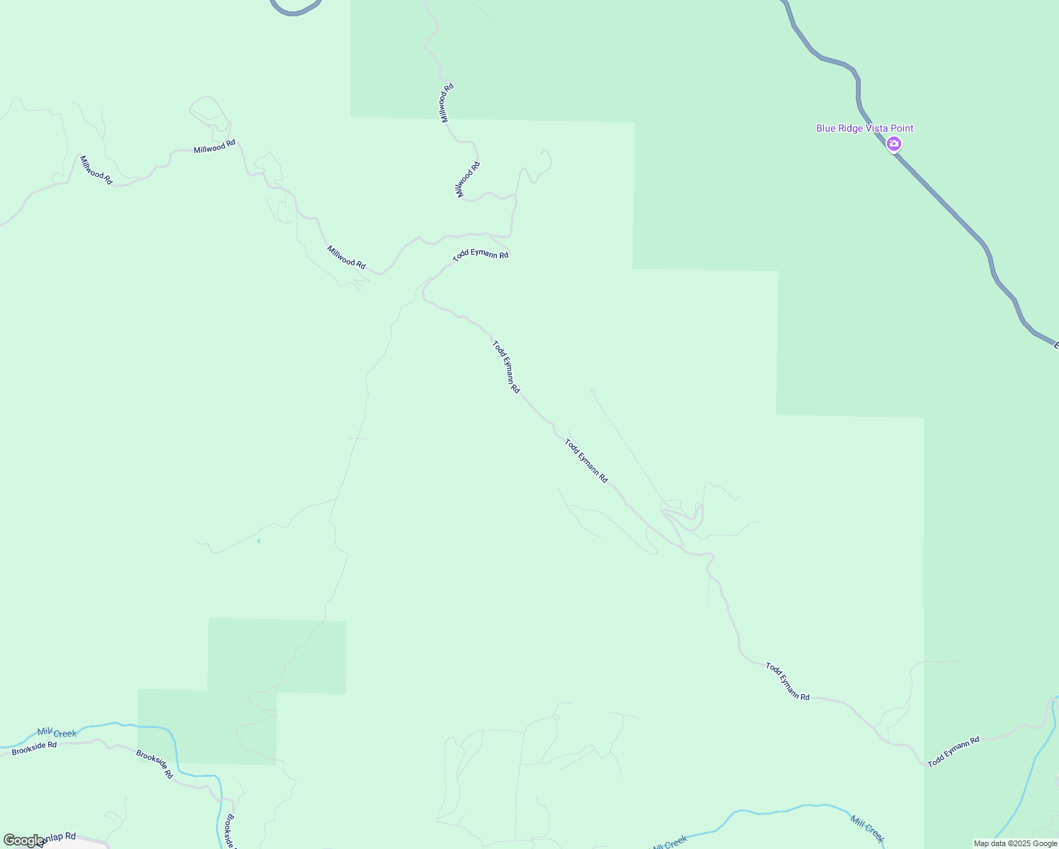 map of restaurants, bars, coffee shops, grocery stores, and more near 44981 Todd Eymann Road in Miramonte