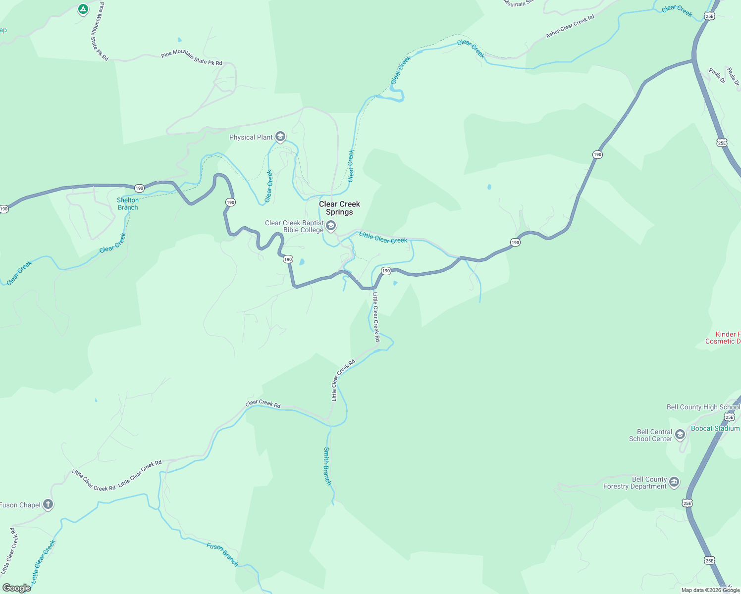 map of restaurants, bars, coffee shops, grocery stores, and more near 2086 State Highway 190 in Pineville