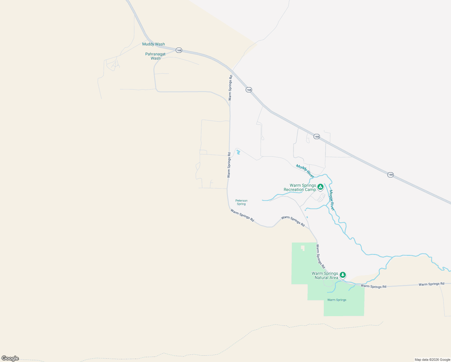 map of restaurants, bars, coffee shops, grocery stores, and more near 4775 Warm Springs Road in Moapa