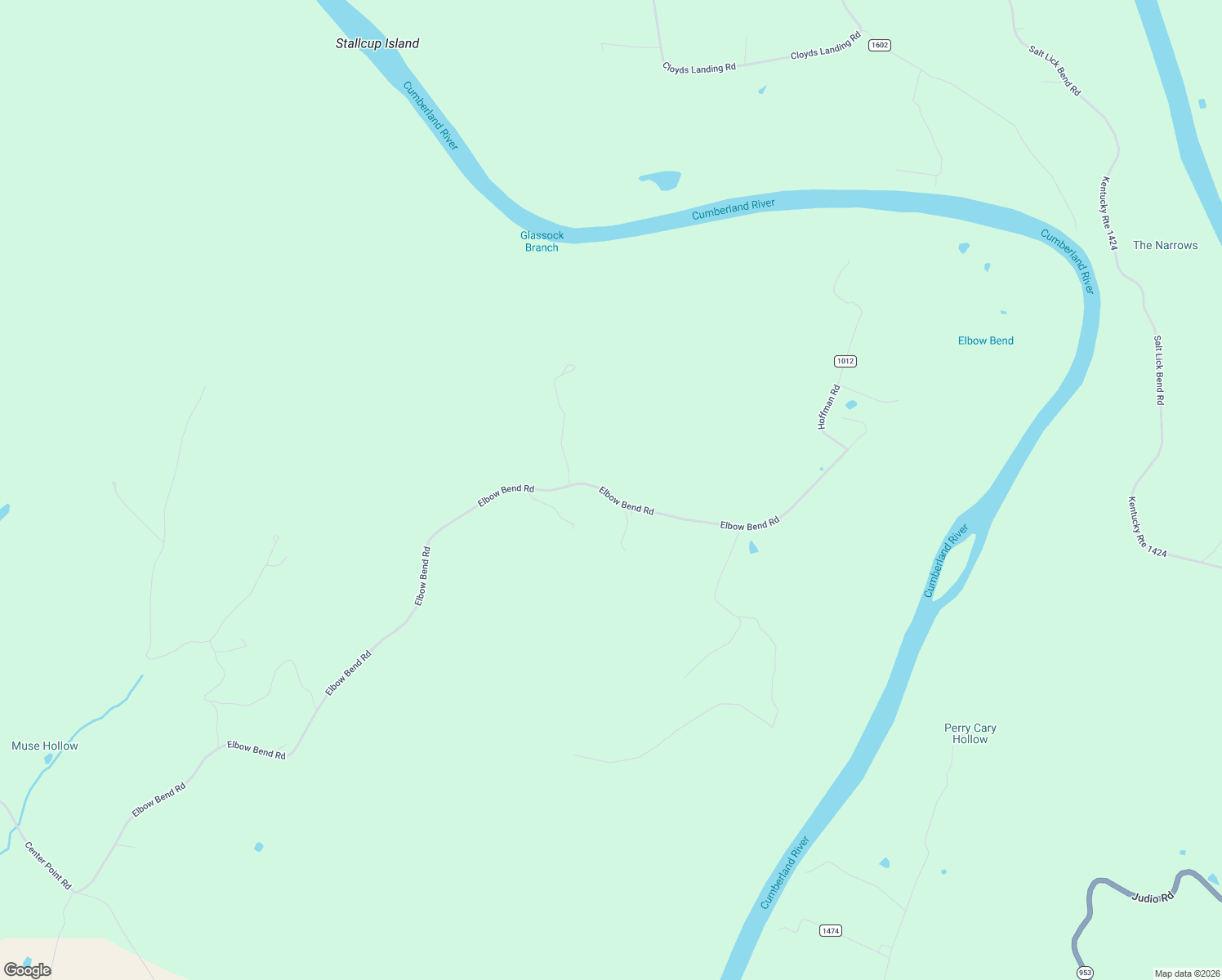 map of restaurants, bars, coffee shops, grocery stores, and more near 2106-2684 Elbow Bend Road in Tompkinsville