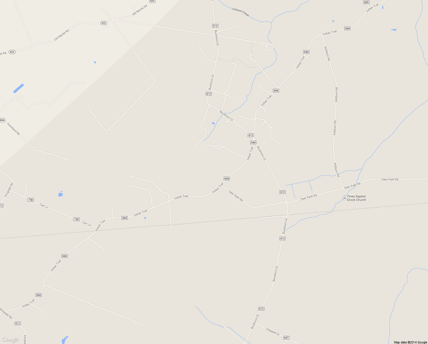 map of restaurants, bars, coffee shops, grocery stores, and more near 5980 Indian Trail in Suffolk