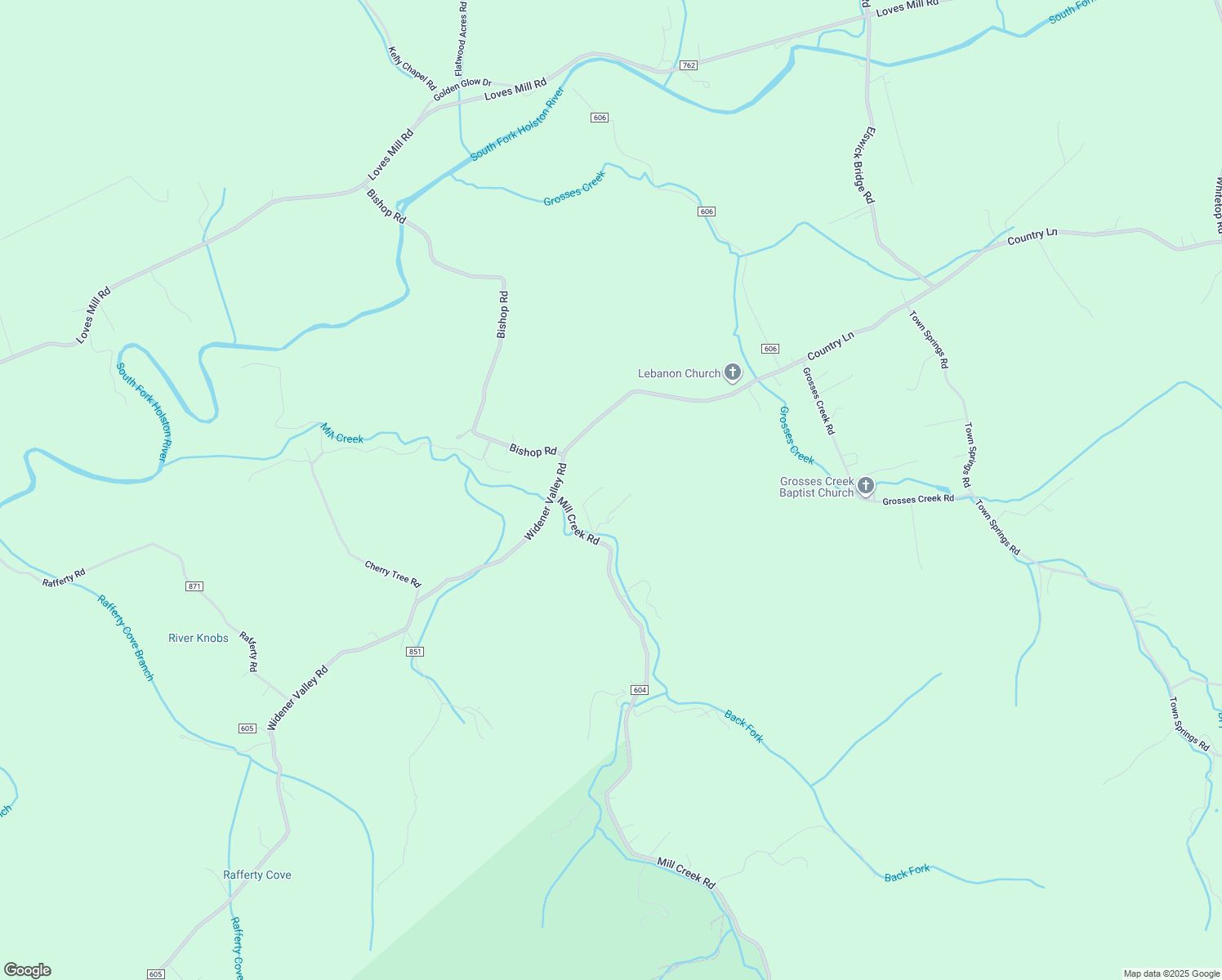 map of restaurants, bars, coffee shops, grocery stores, and more near 16011 Kittyhawke Drive in Chilhowie