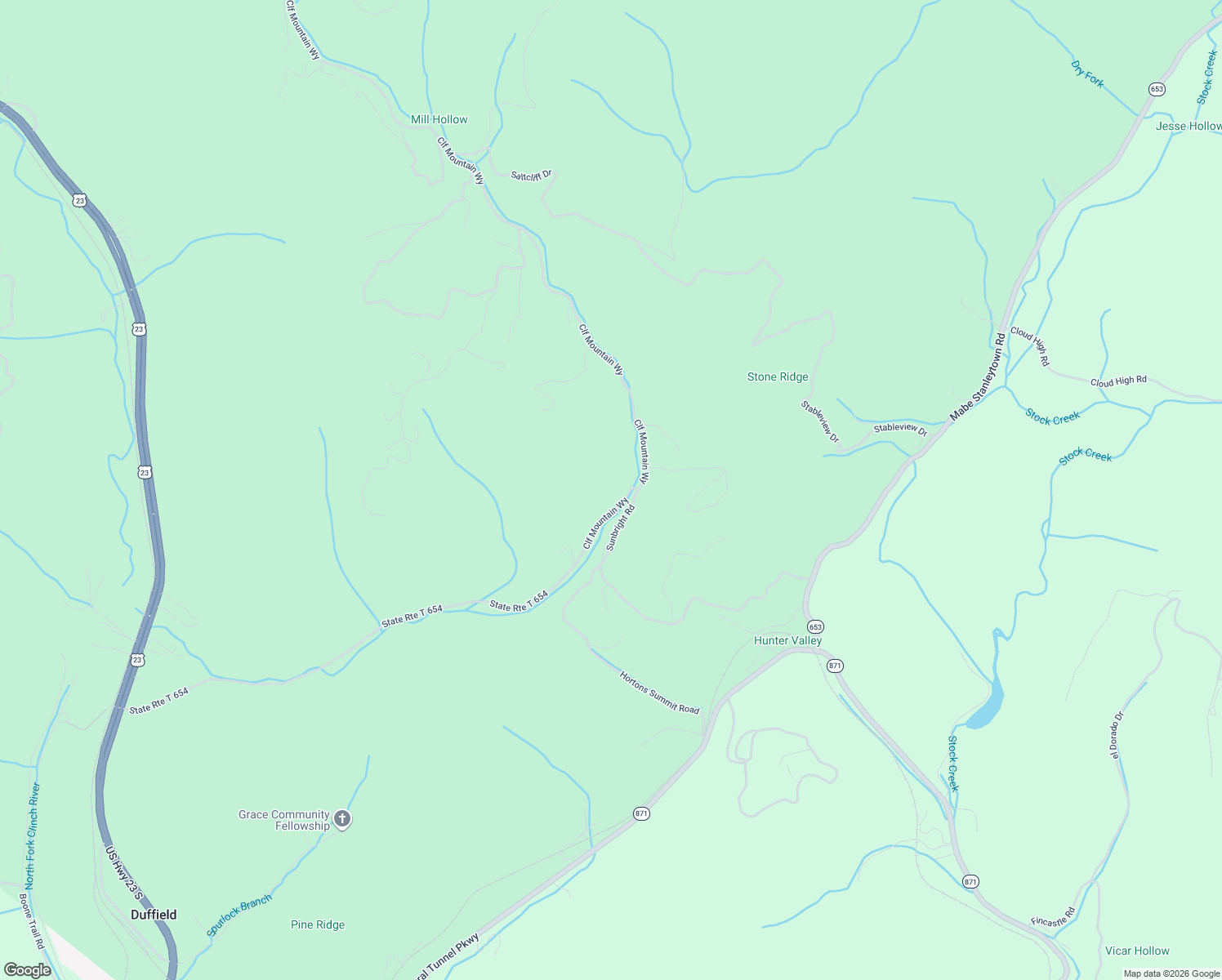 map of restaurants, bars, coffee shops, grocery stores, and more near 1781 Cliff Mountain Way in Duffield