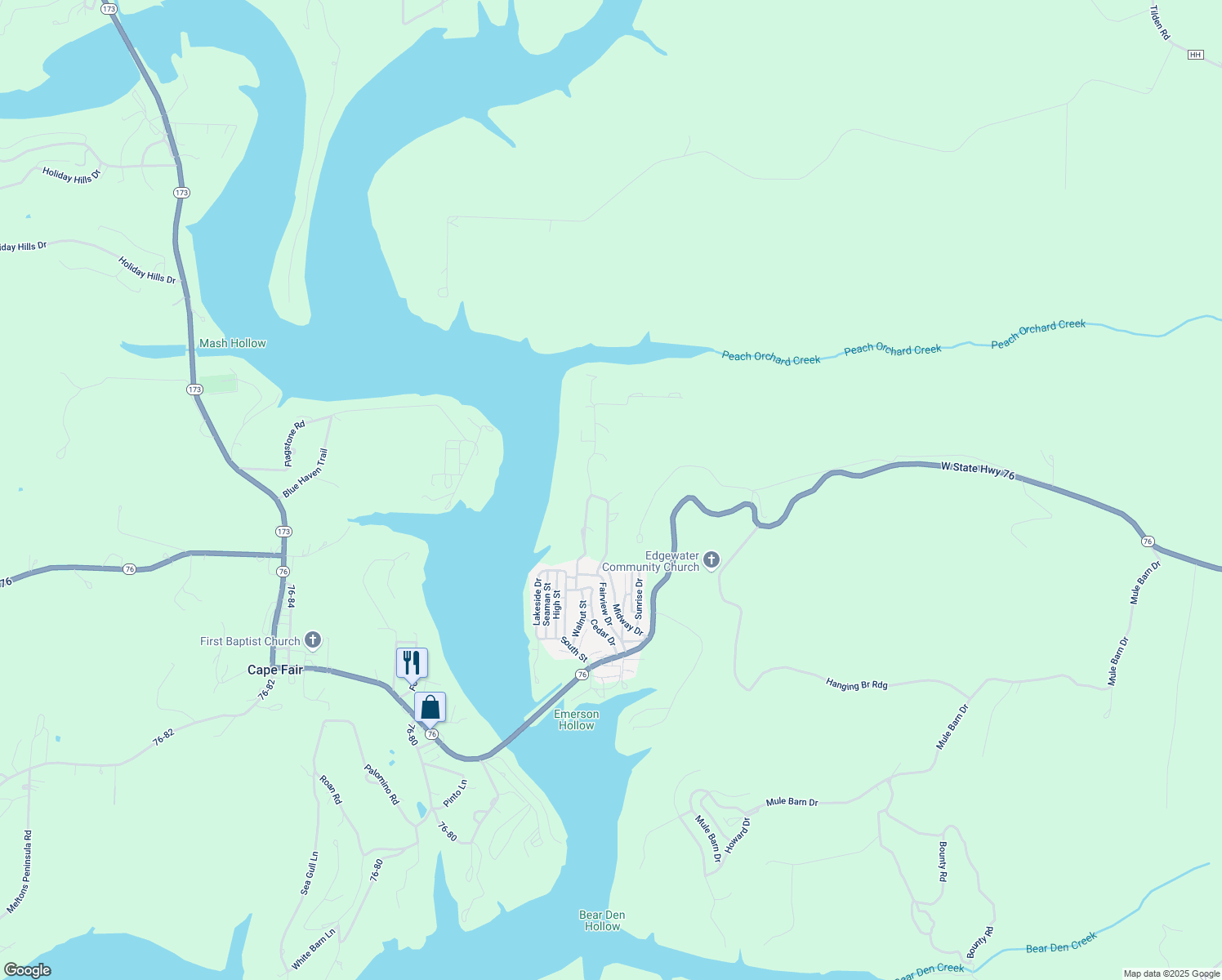 228 Peach Orchard Road, Cape Fair MO Walk Score