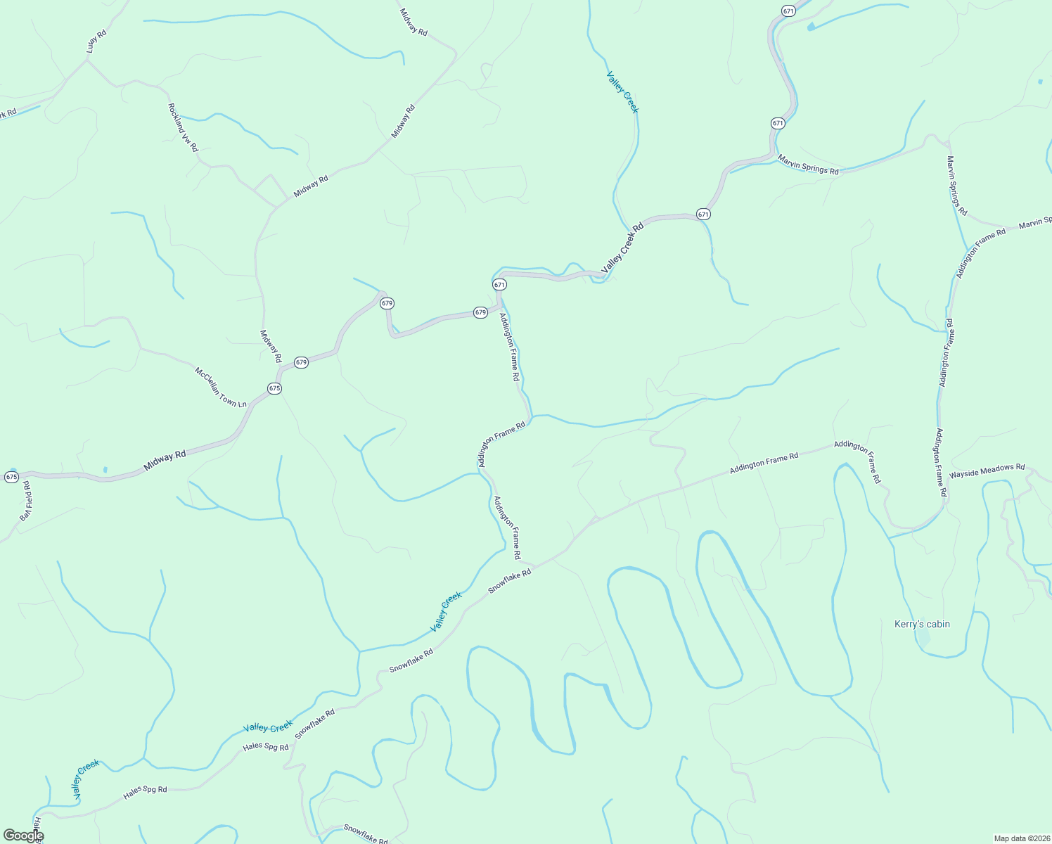 map of restaurants, bars, coffee shops, grocery stores, and more near State Route 671 in Gate City
