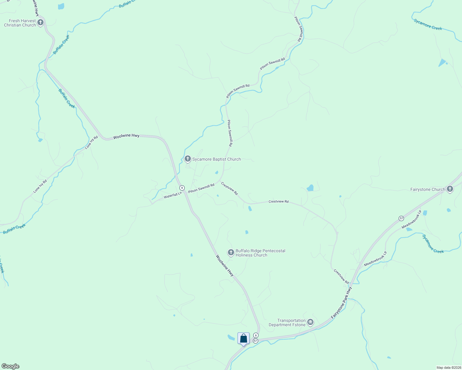 map of restaurants, bars, coffee shops, grocery stores, and more near Crestview Road in Stuart