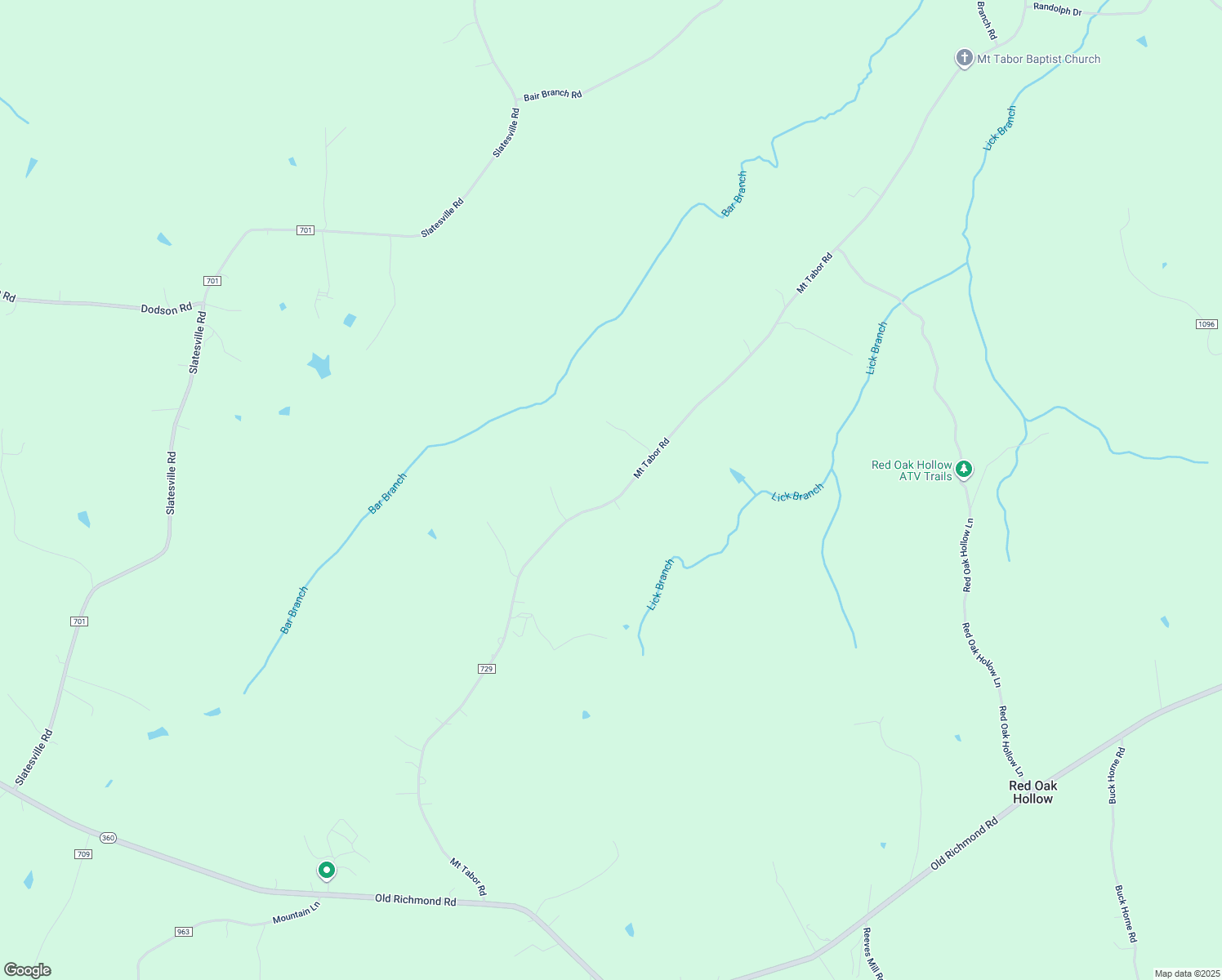map of restaurants, bars, coffee shops, grocery stores, and more near 3872 Mount Tabor Road in Keeling