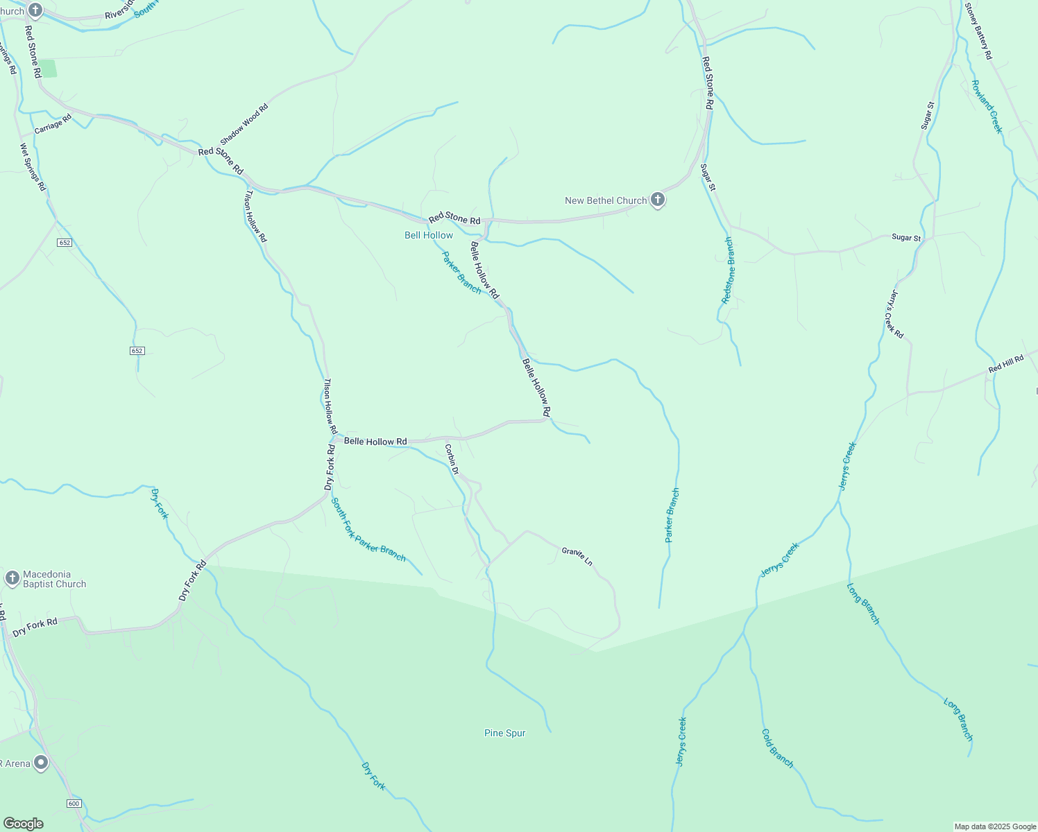 map of restaurants, bars, coffee shops, grocery stores, and more near 464 Belle Hollow Road in Chilhowie