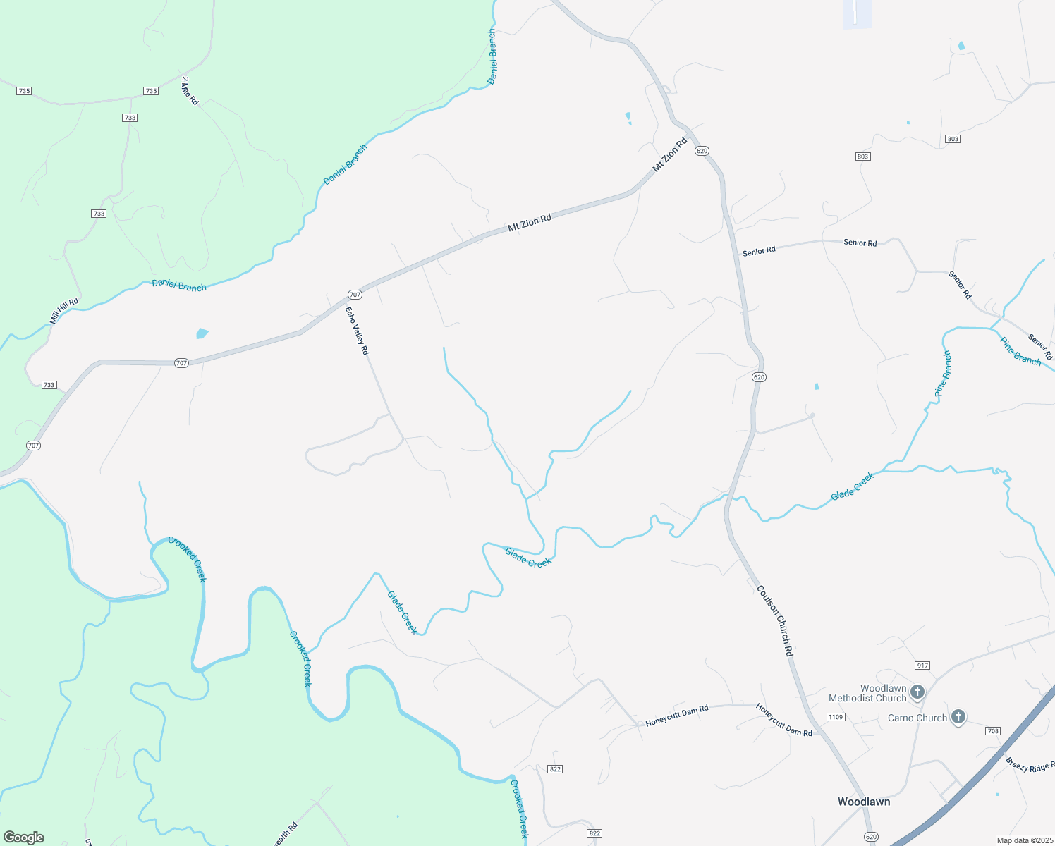 map of restaurants, bars, coffee shops, grocery stores, and more near in Woodlawn