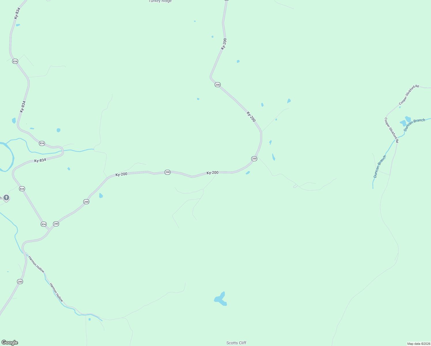 map of restaurants, bars, coffee shops, grocery stores, and more near 7103 Ky-200 in Monticello