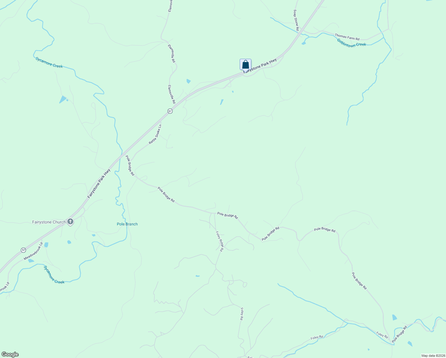 map of restaurants, bars, coffee shops, grocery stores, and more near 1047 Pole Bridge Road in Stuart