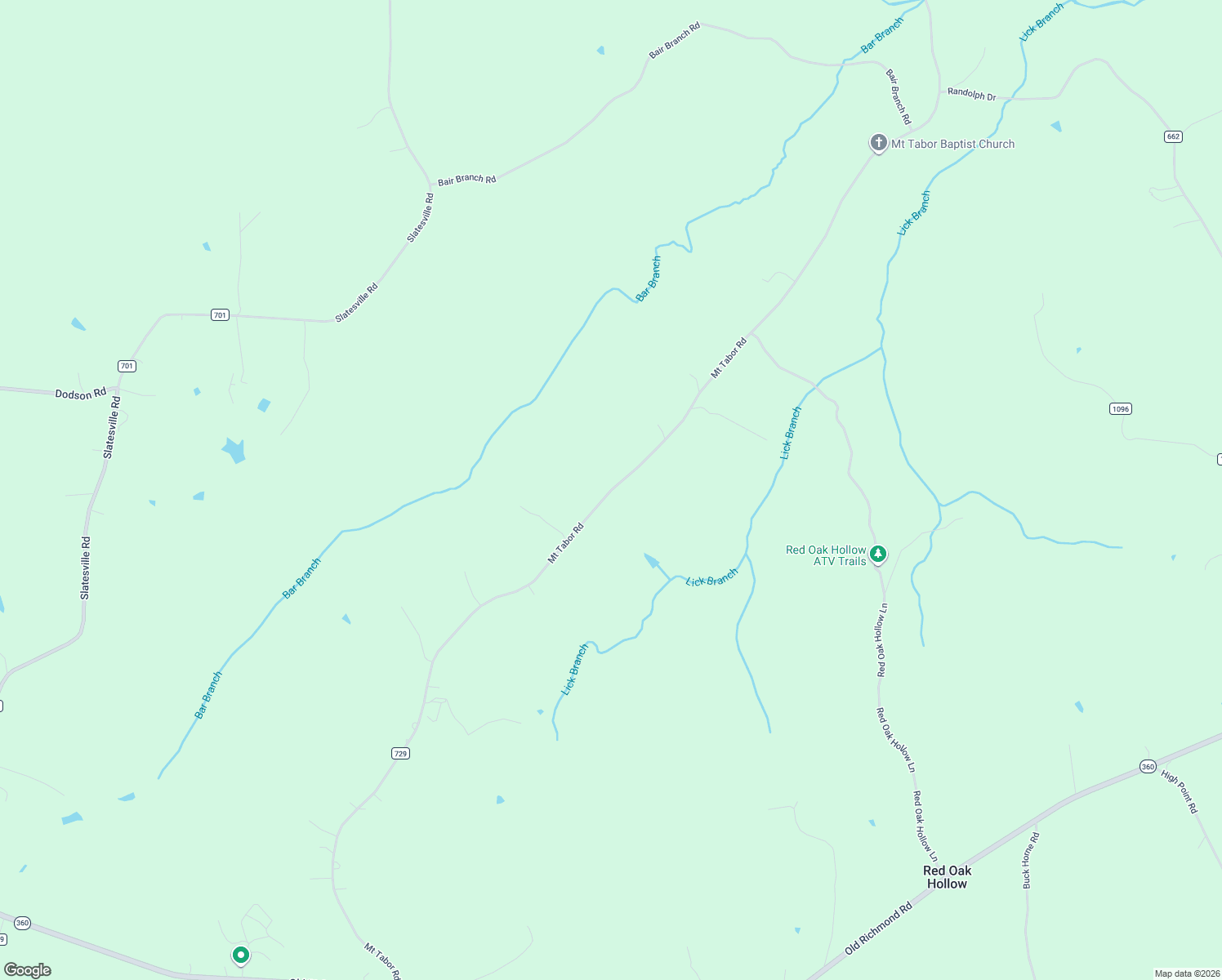 map of restaurants, bars, coffee shops, grocery stores, and more near 3500 Mount Tabor Road in Keeling