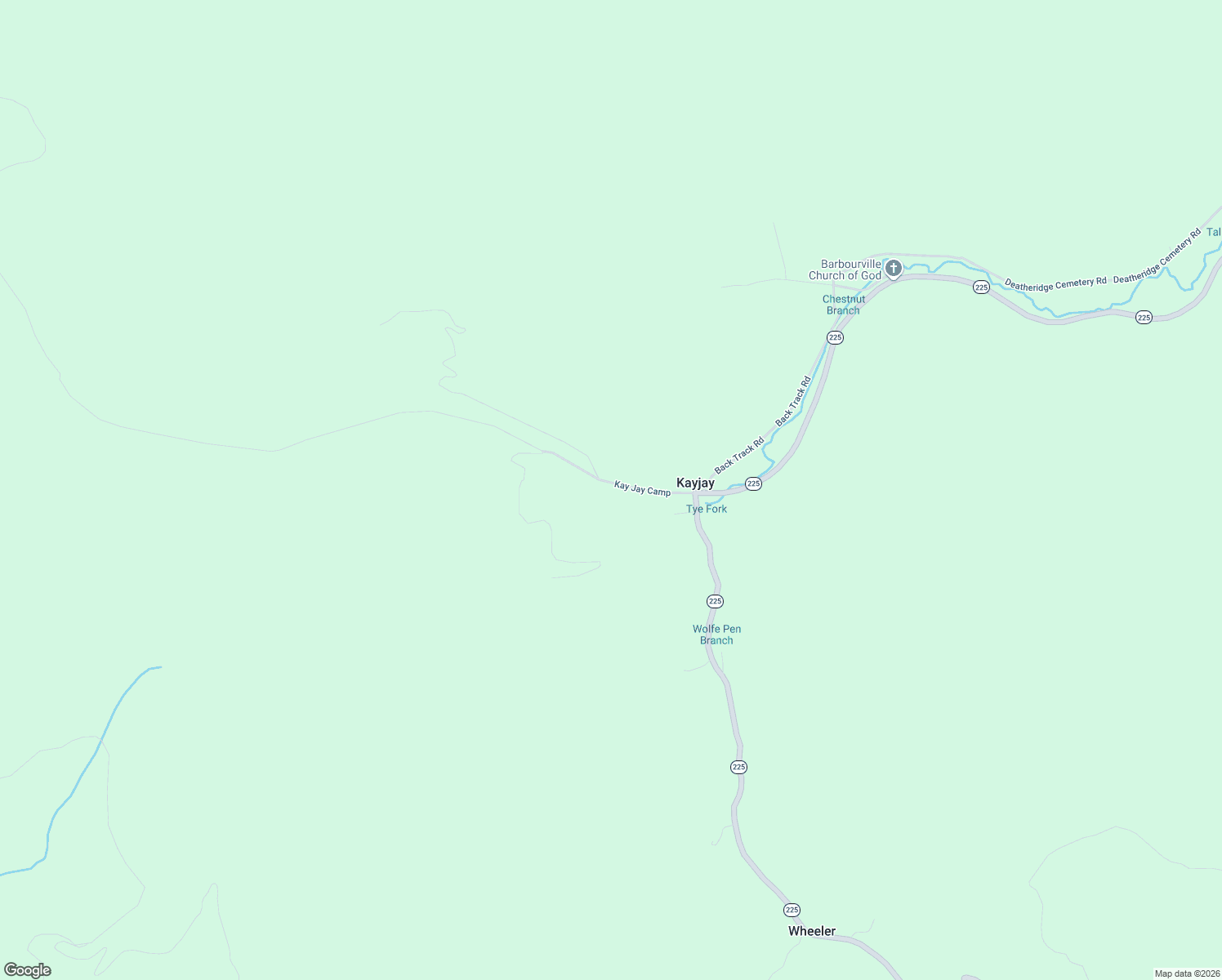 map of restaurants, bars, coffee shops, grocery stores, and more near 249 Kay Jay Camp Road in Barbourville