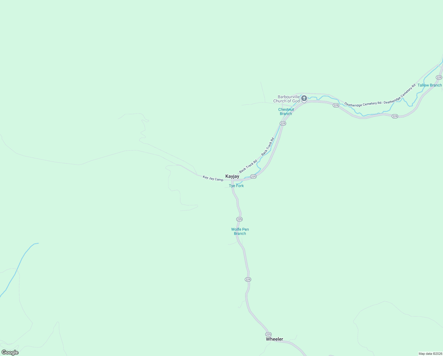 map of restaurants, bars, coffee shops, grocery stores, and more near 60 Kay Jay Camp Road in Barbourville