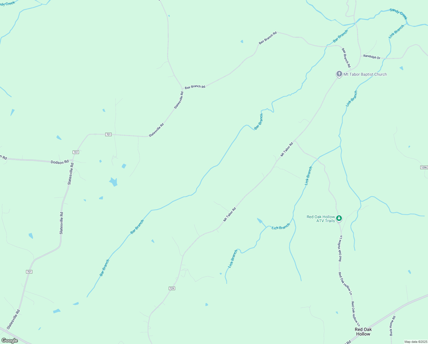 map of restaurants, bars, coffee shops, grocery stores, and more near 3690 Mount Tabor Road in Keeling