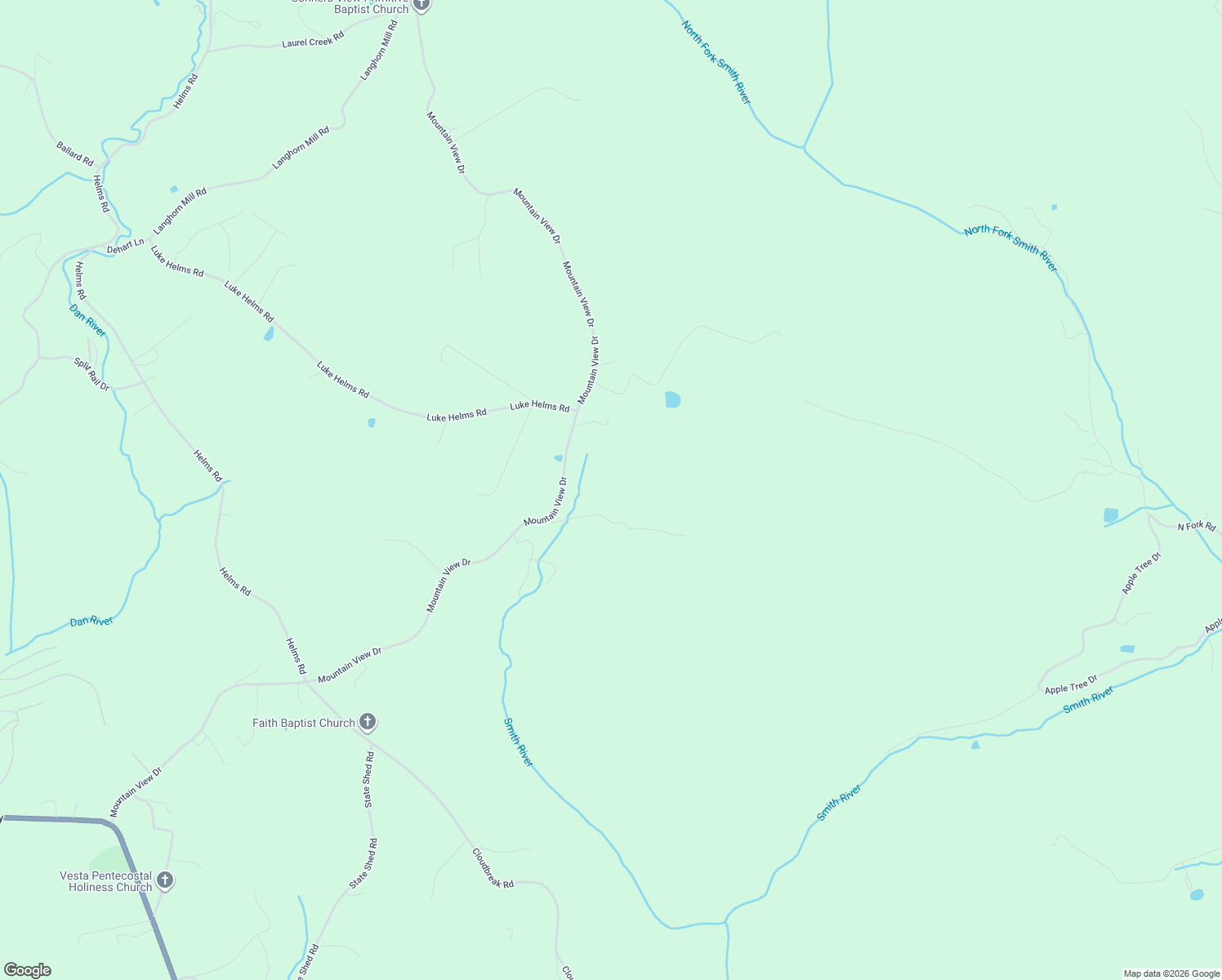 map of restaurants, bars, coffee shops, grocery stores, and more near 143 Hubbard Lane in Meadows of Dan