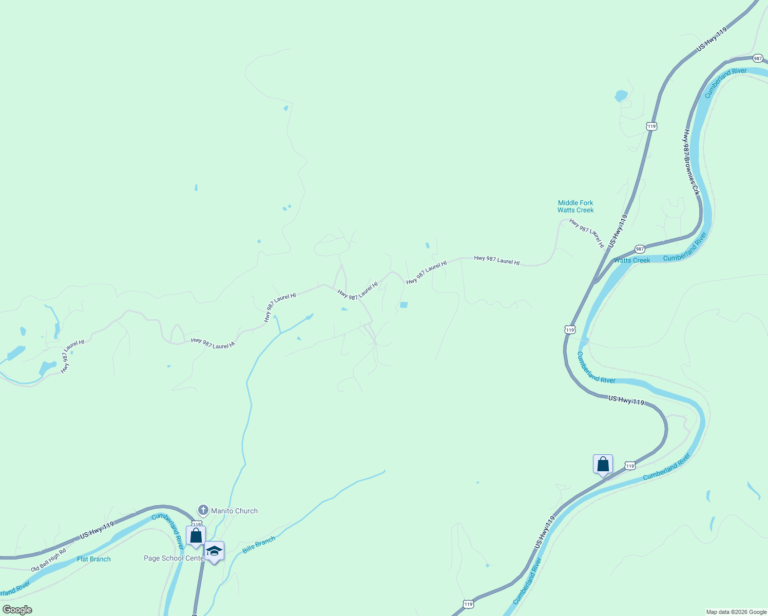 map of restaurants, bars, coffee shops, grocery stores, and more near 205 Osborne Road in Pineville