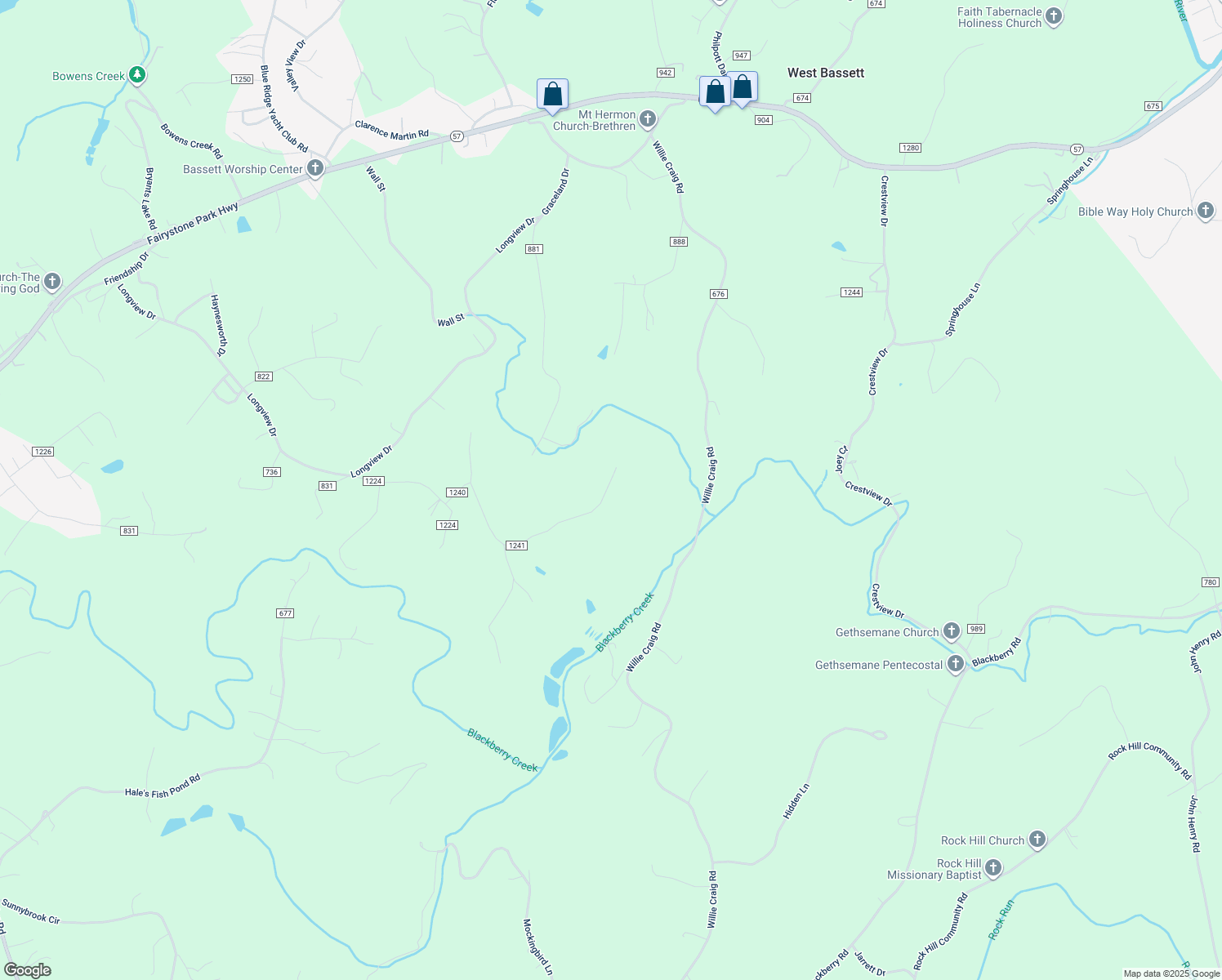 map of restaurants, bars, coffee shops, grocery stores, and more near 83 Hamilton Road in Bassett