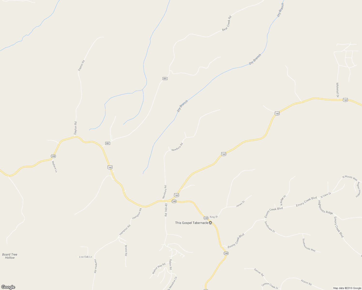 map of restaurants, bars, coffee shops, grocery stores, and more near 213 Newbury Road in Walnut Shade