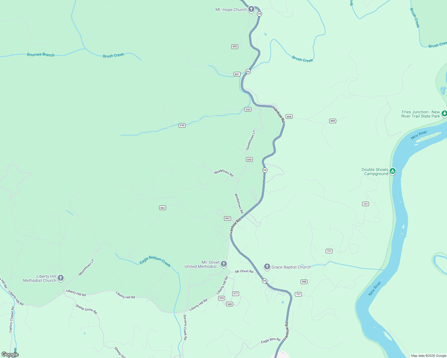 map of restaurants, bars, coffee shops, grocery stores, and more near 22-80 Hightop Lane in Fries