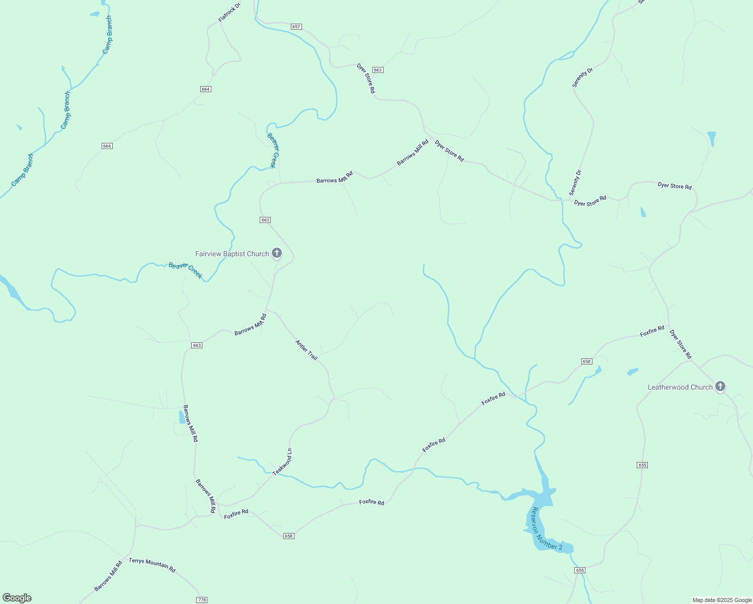 map of restaurants, bars, coffee shops, grocery stores, and more near 409 Buck Lane in Martinsville