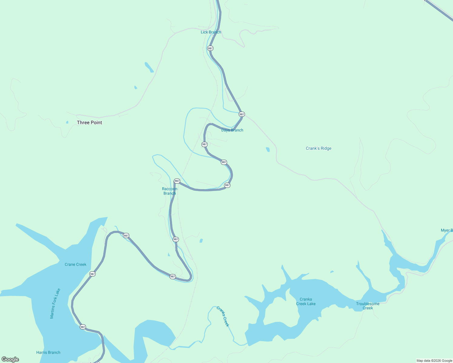map of restaurants, bars, coffee shops, grocery stores, and more near 2684 State Highway 987 in Smith