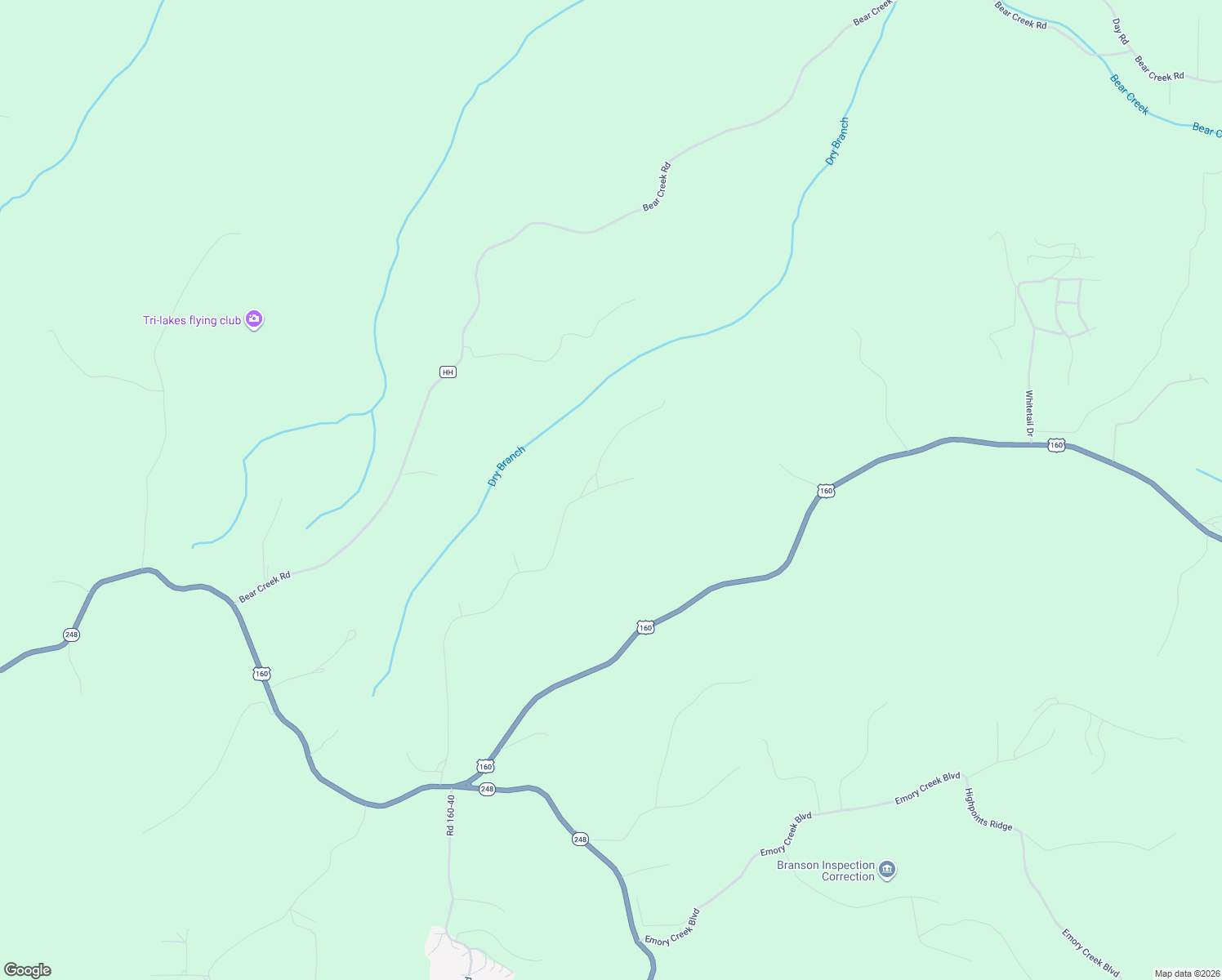 map of restaurants, bars, coffee shops, grocery stores, and more near 1210 Newbury Road in Reeds Spring