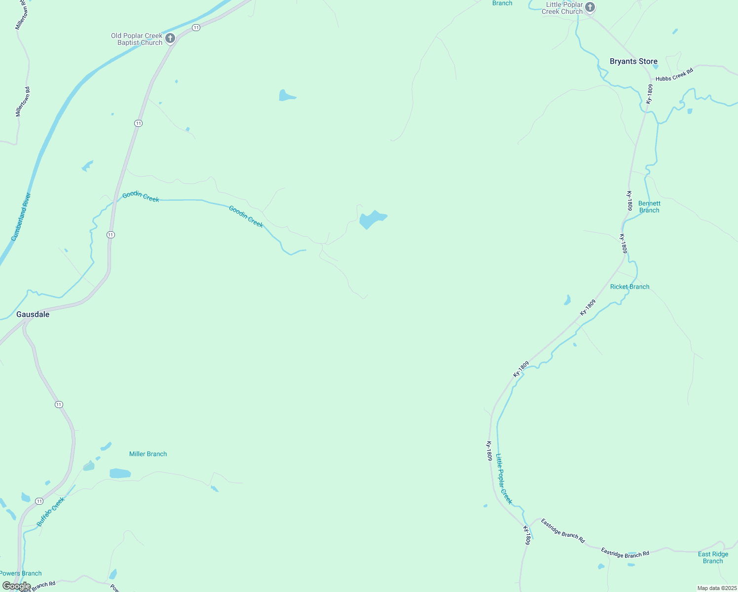 map of restaurants, bars, coffee shops, grocery stores, and more near 1507 Goodin Creek Road in Barbourville